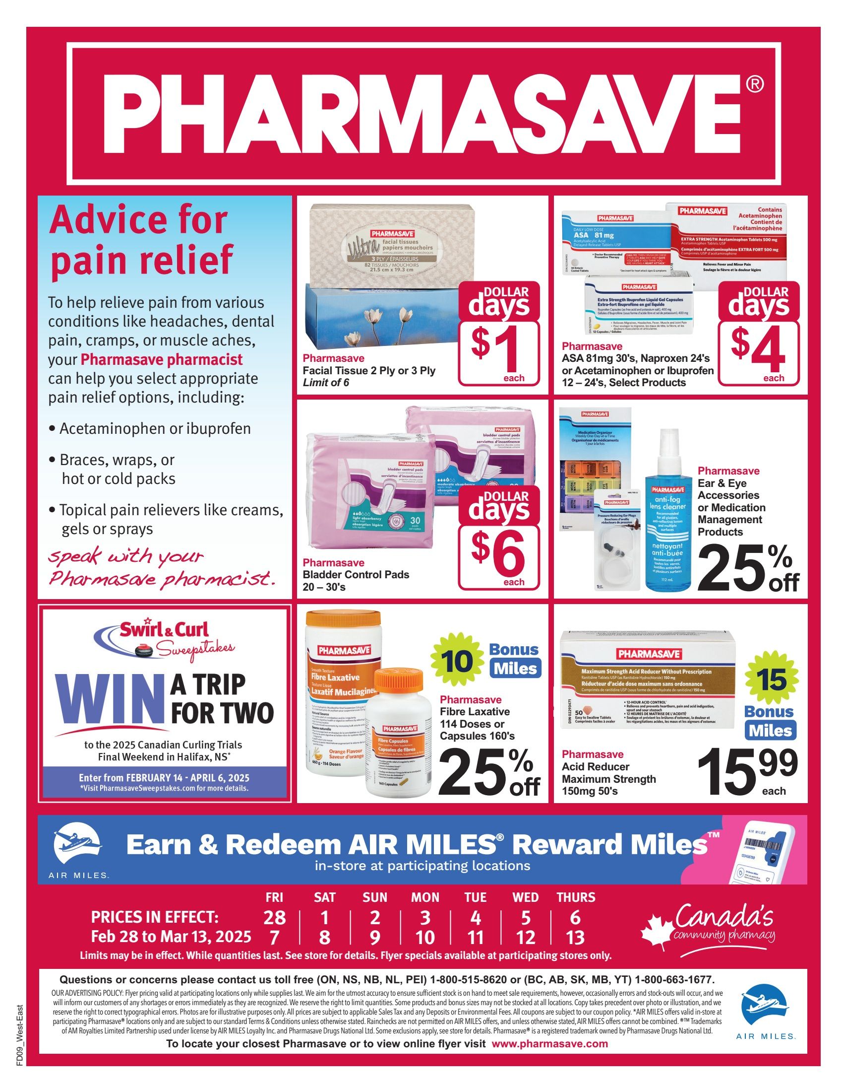 Pharmasave Ontario and Western Canada 2 Weeks of Savings Flyer from Feb 28th to Mar 13th