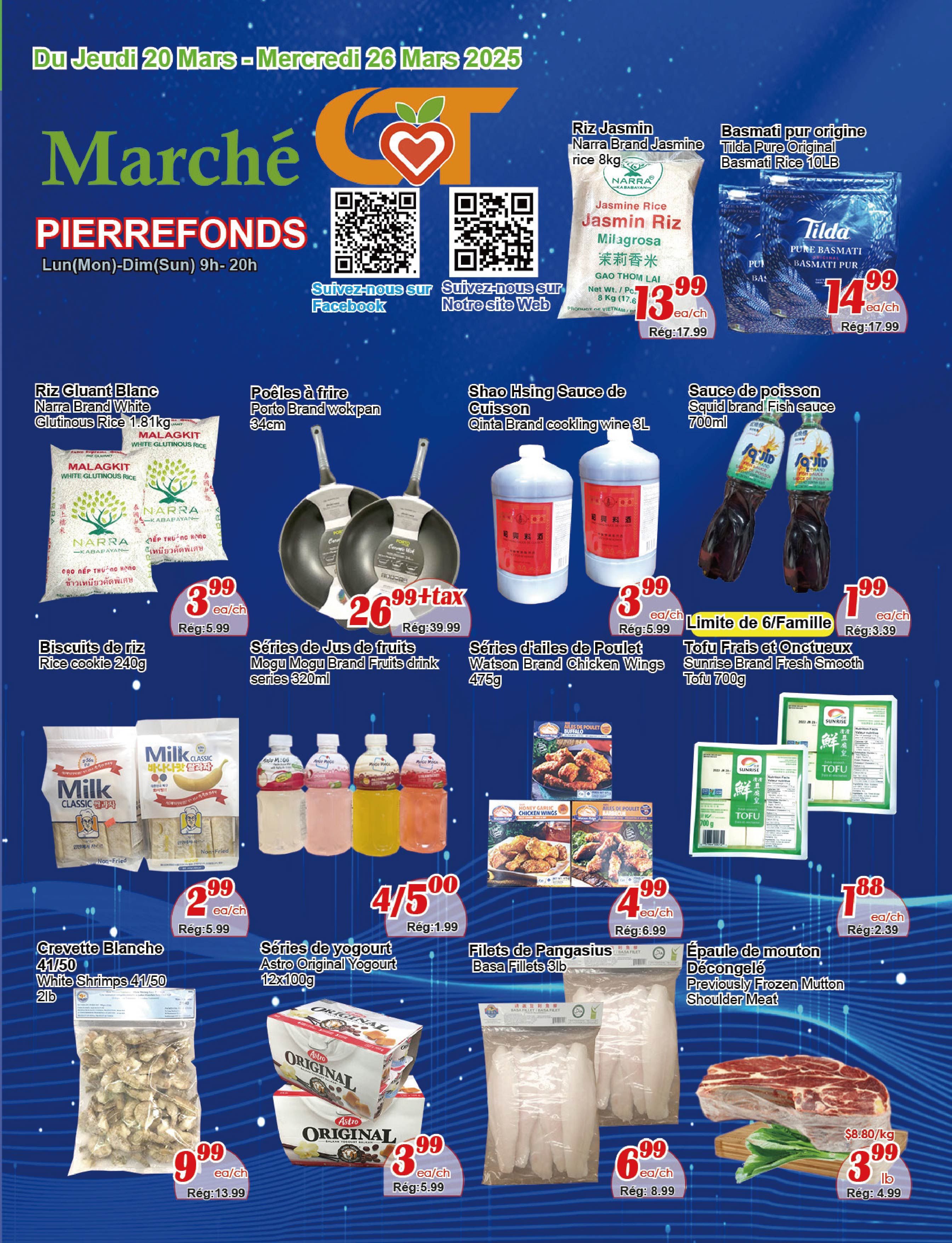 C&T Supermarket - Pierrefonds - Weekly Flyer Specials - Valid from March 20 to 26, 2025 - Page 1