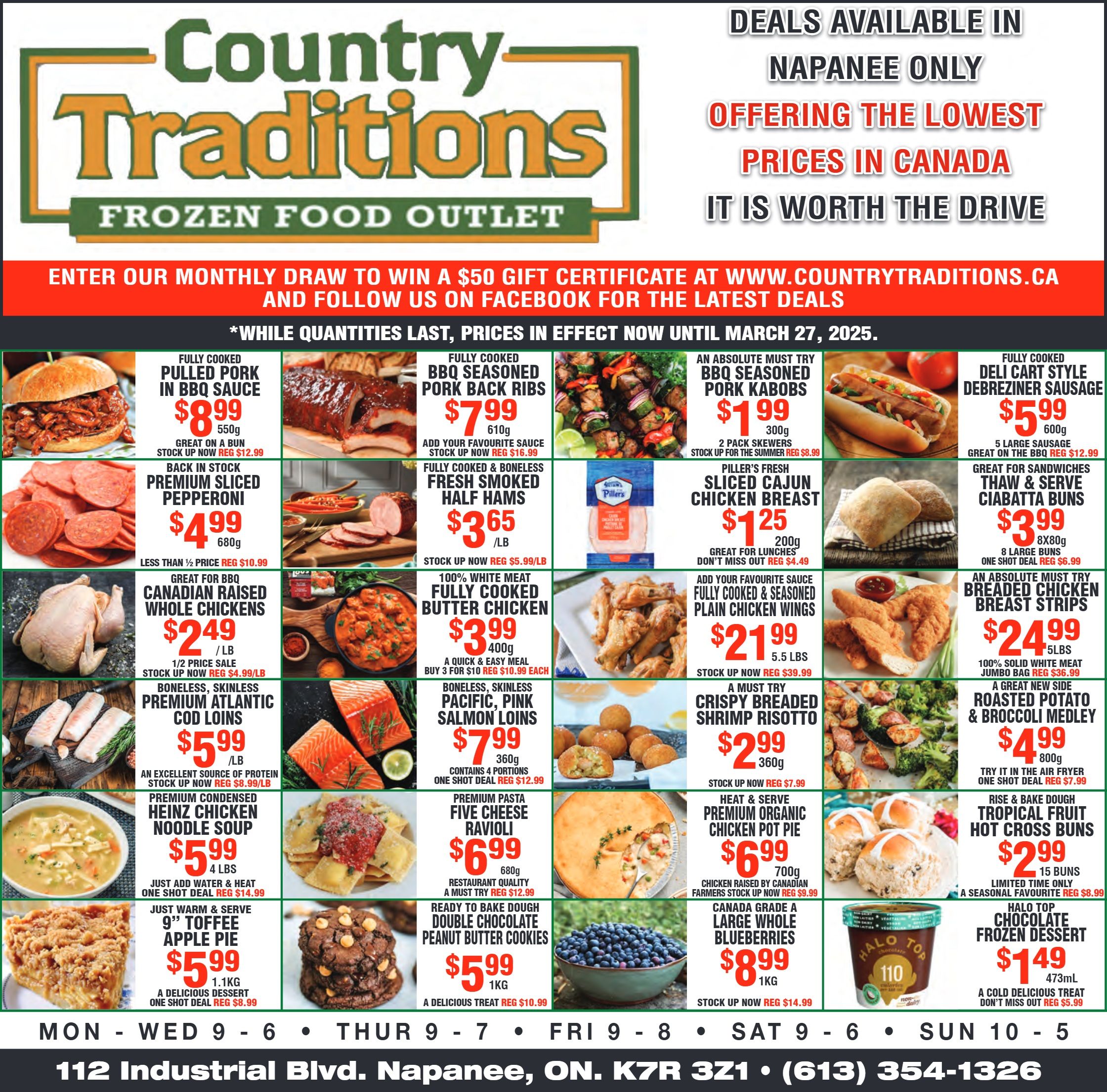 Country Traditions - Weekly Flyer Specials - Valid from March 20 to 27, 2025 - Page 1
