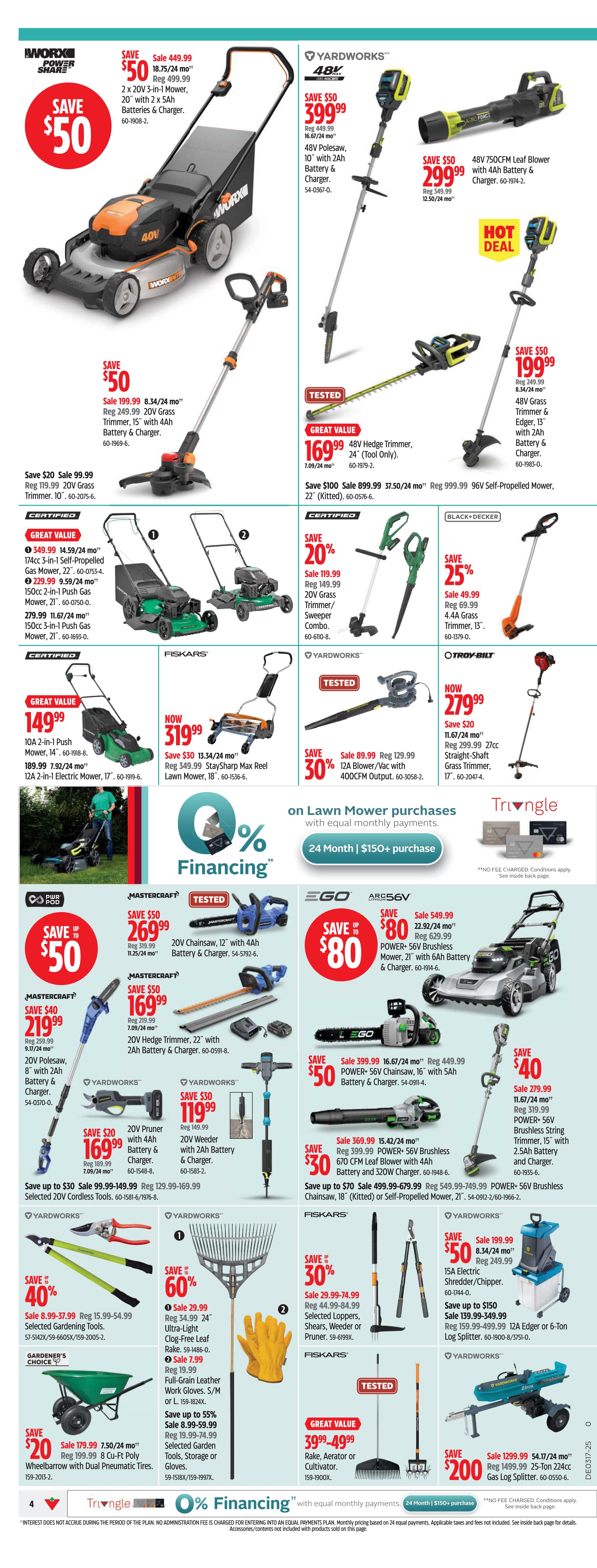 Canadian Tire - Atlantic Canada - Weekly Flyer Specials - Valid from April 17 to 23, 2025 - Page 4