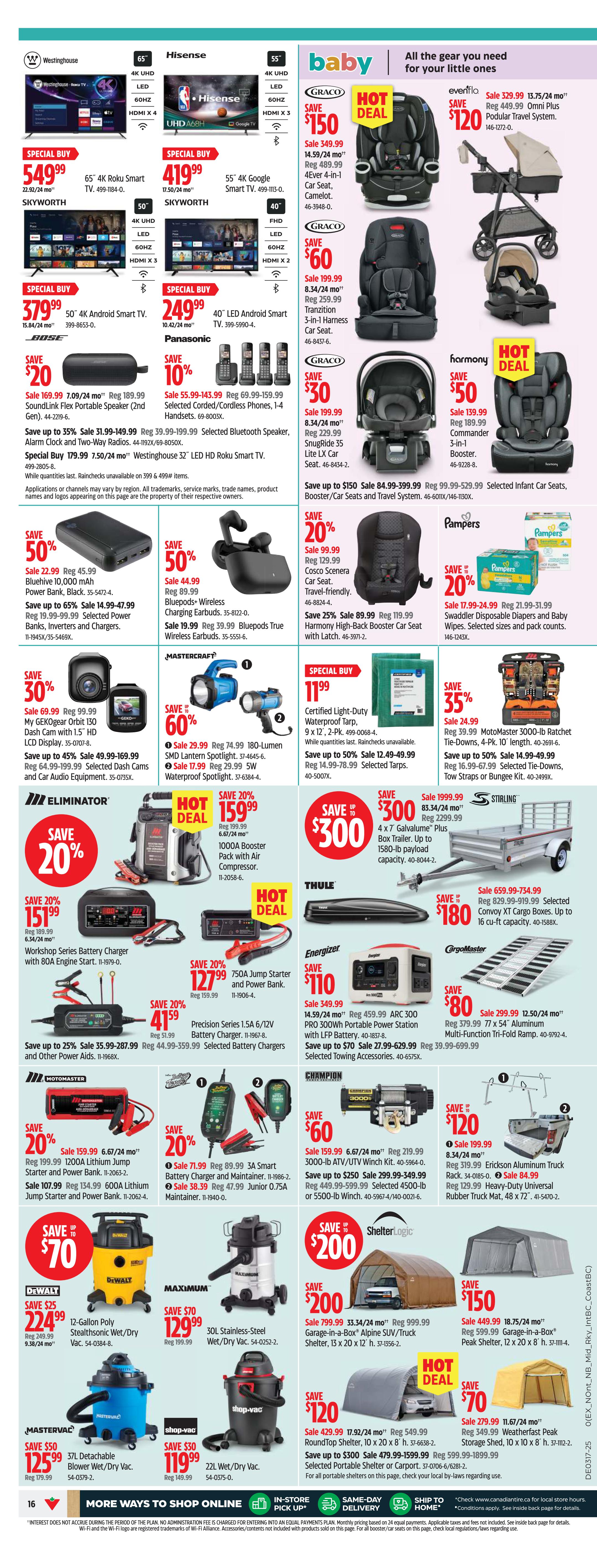 Canadian Tire - Atlantic Canada - Weekly Flyer Specials - Valid from April 17 to 23, 2025 - Page 16
