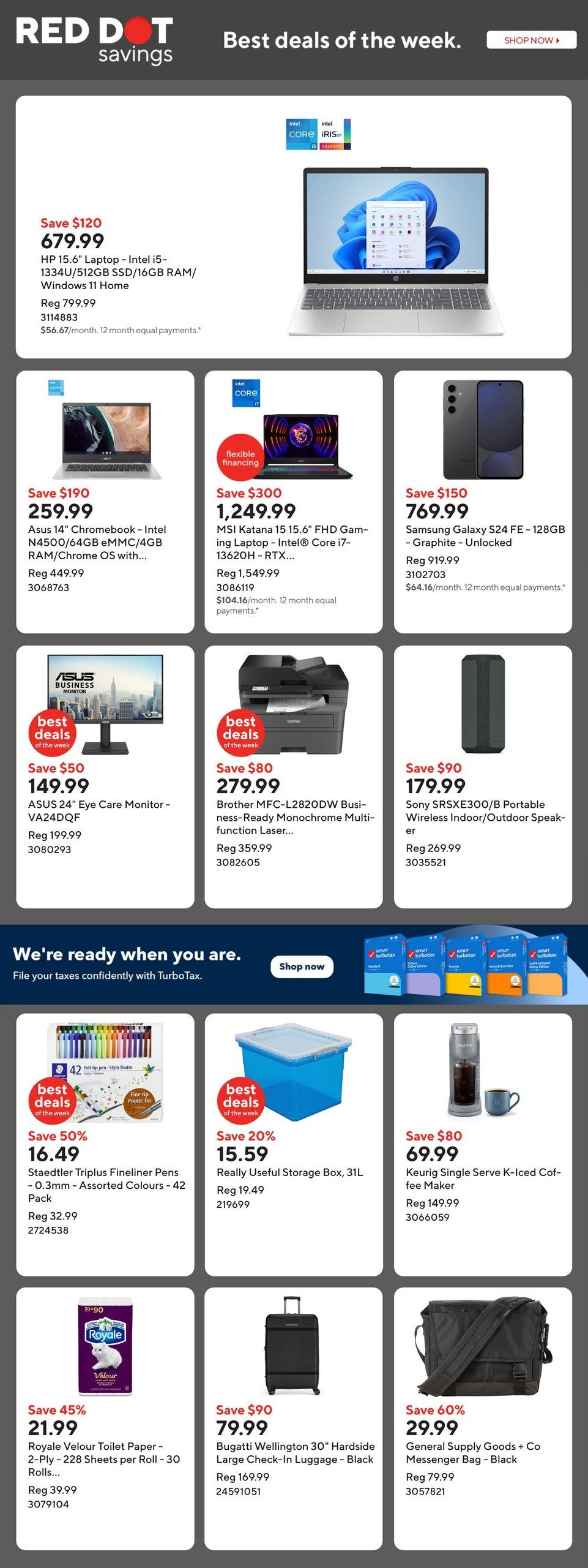 Staples - Weekly Flyer Specials - Valid from April 16 to 22, 2025 - Page 2
