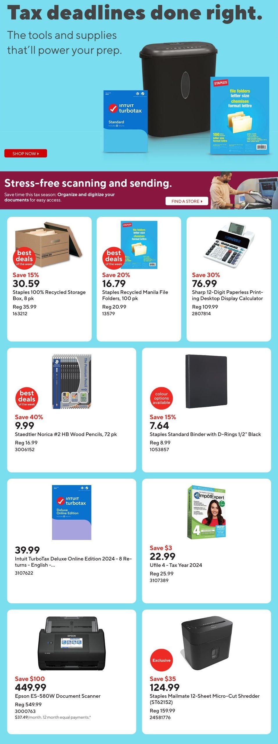 Staples - Weekly Flyer Specials - Valid from April 16 to 22, 2025 - Page 6