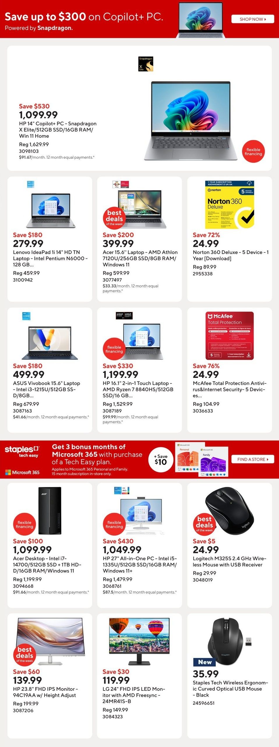 Staples - Weekly Flyer Specials - Valid from April 16 to 22, 2025 - Page 7