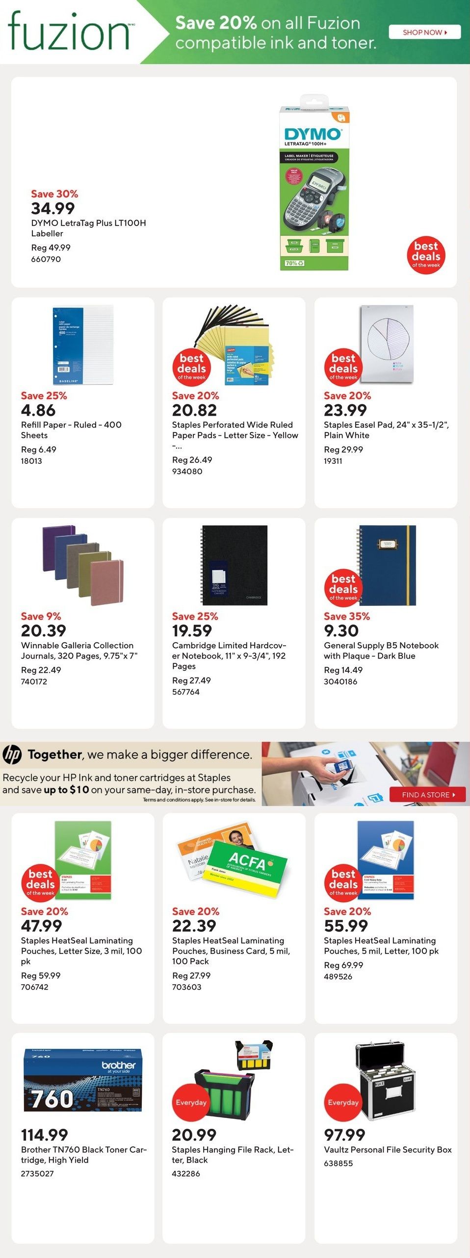 Staples - Weekly Flyer Specials - Valid from April 16 to 22, 2025 - Page 12