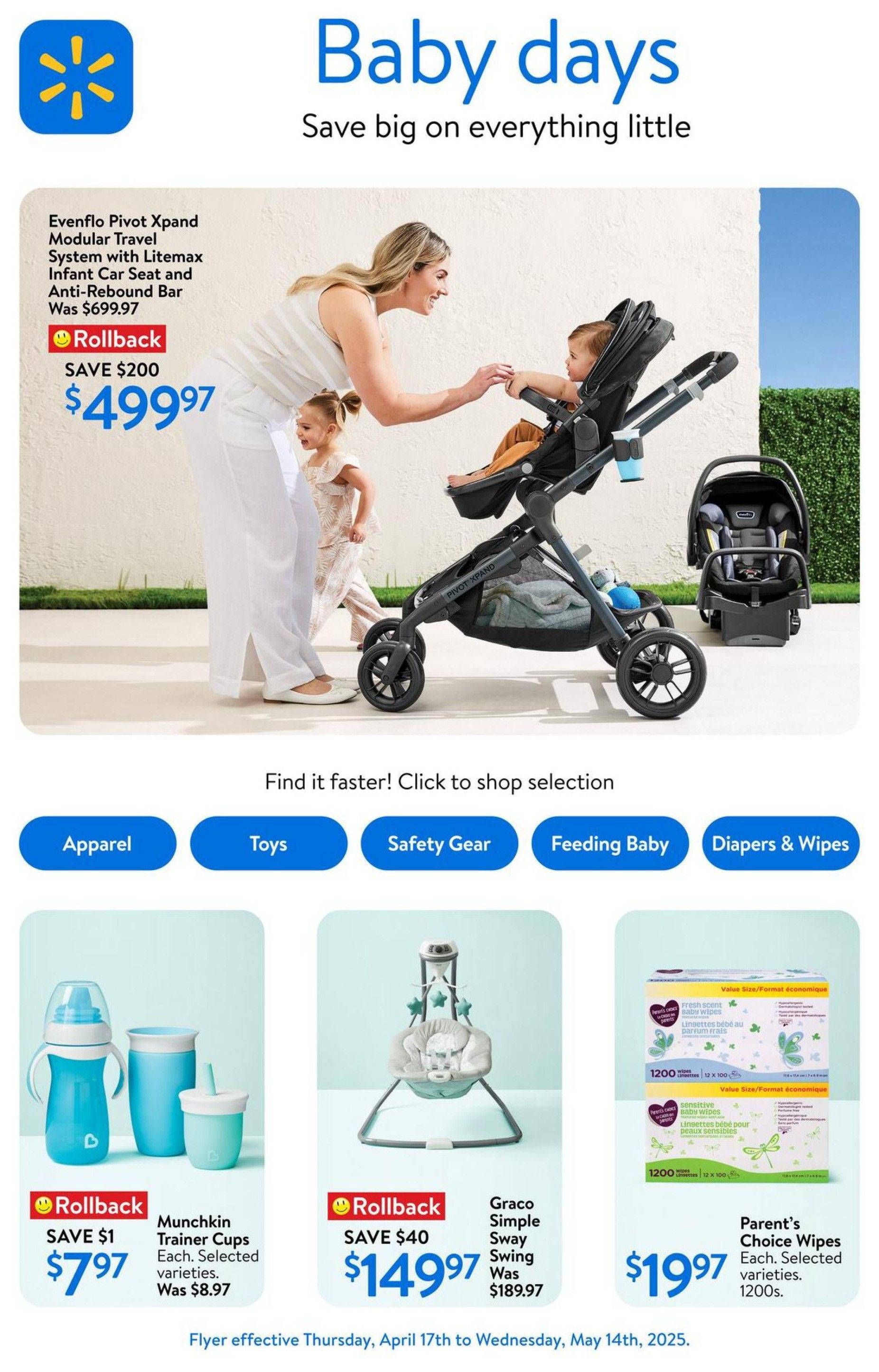 Walmart Canada - Baby Days