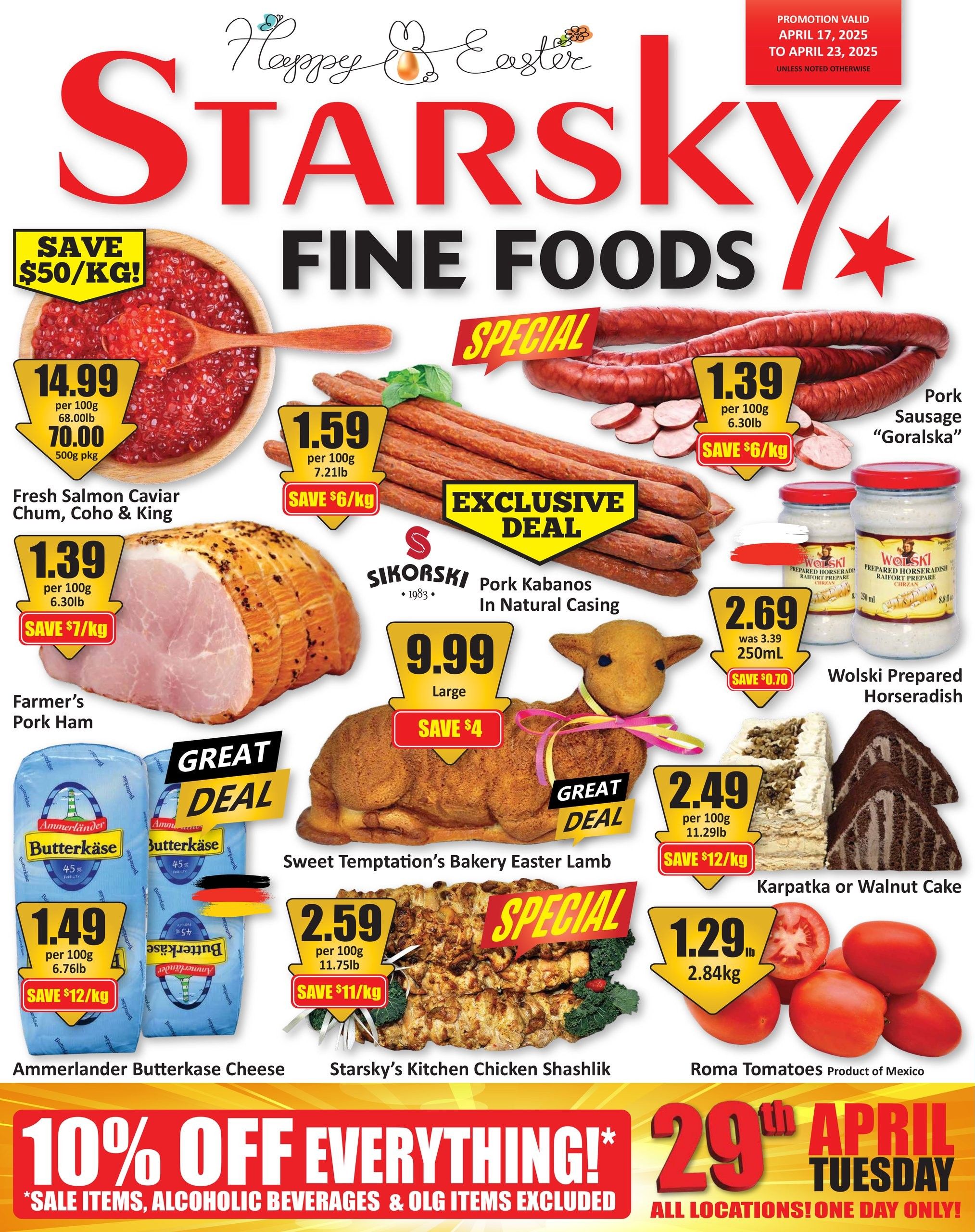 Starsky - Weekly Flyer Specials - Valid from April 17 to 23, 2025 - Page 1
