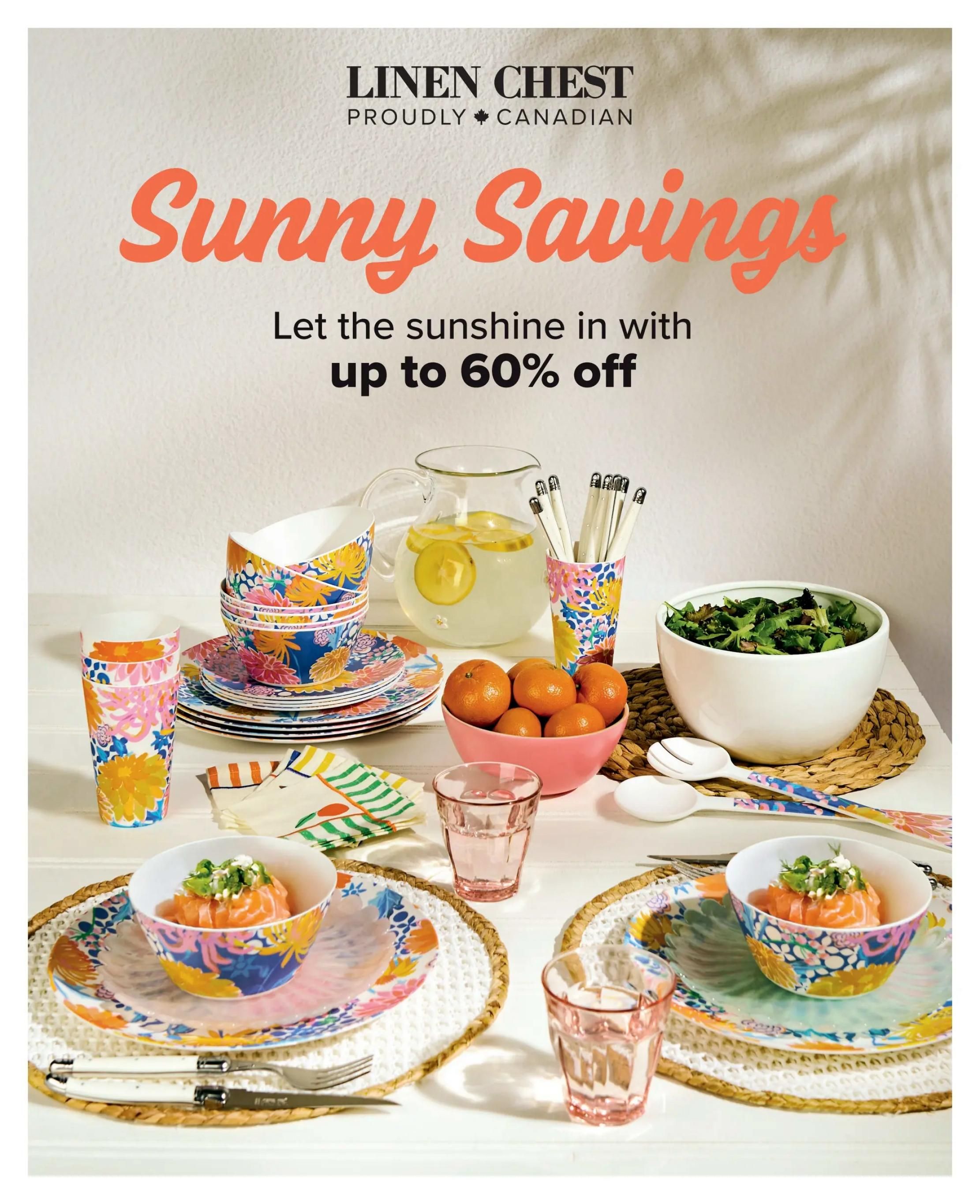 Linen Chest - Monthly Savings - Valid from April 23 to May 25, 2025 - Page 1