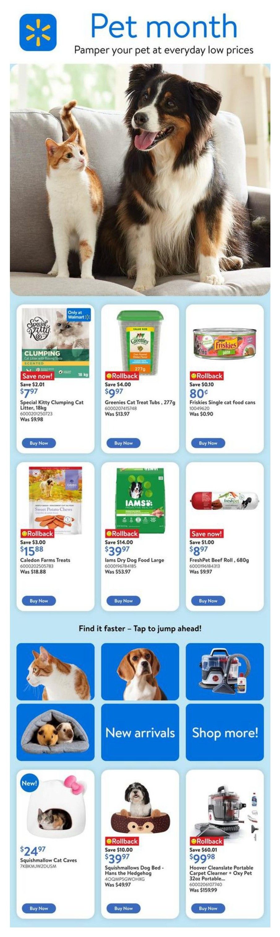 Walmart Canada - Pet Flyer