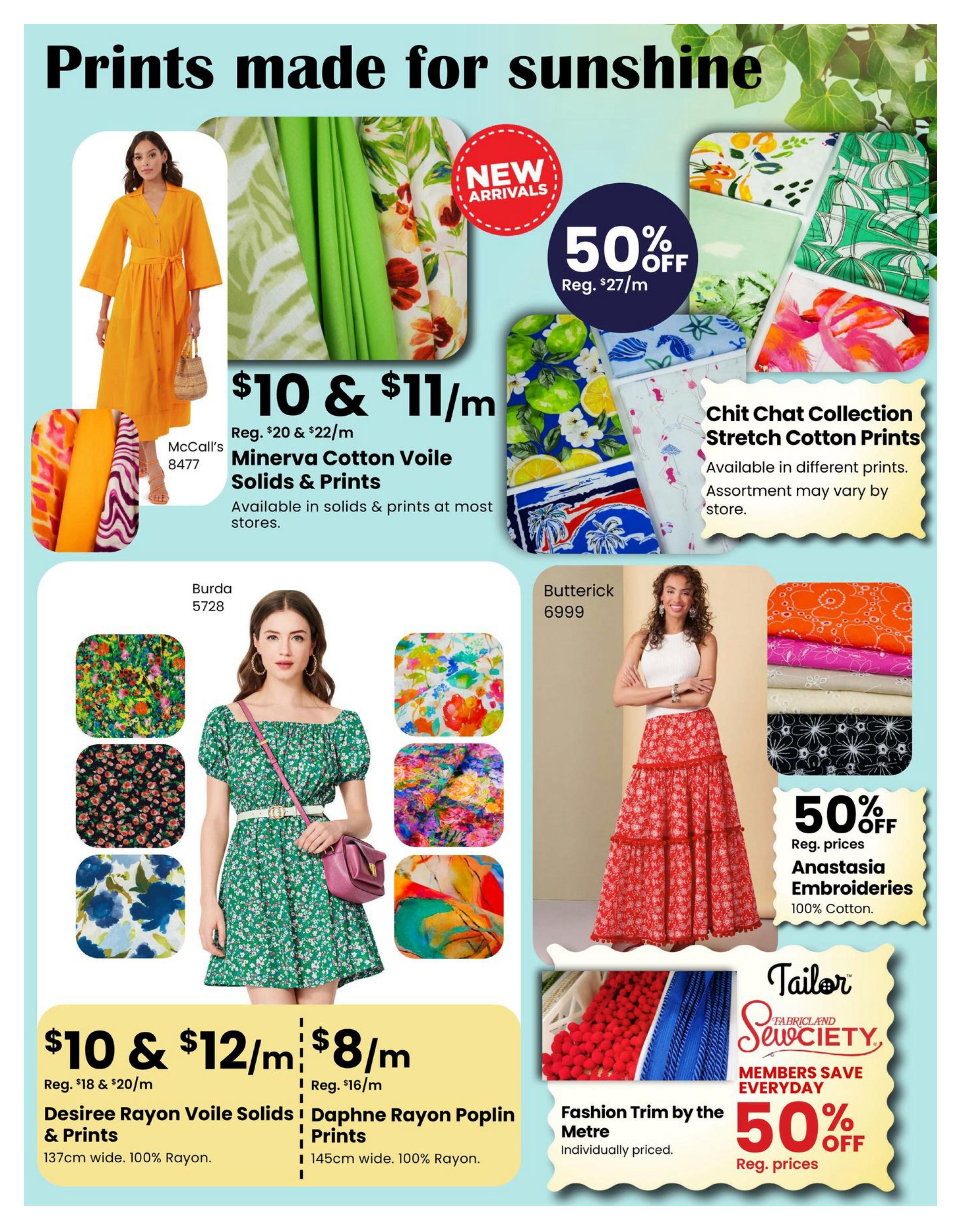 Fabricland - Western Canada - Monthly Savings - Valid from May 1 to 31, 2025 - Page 3
