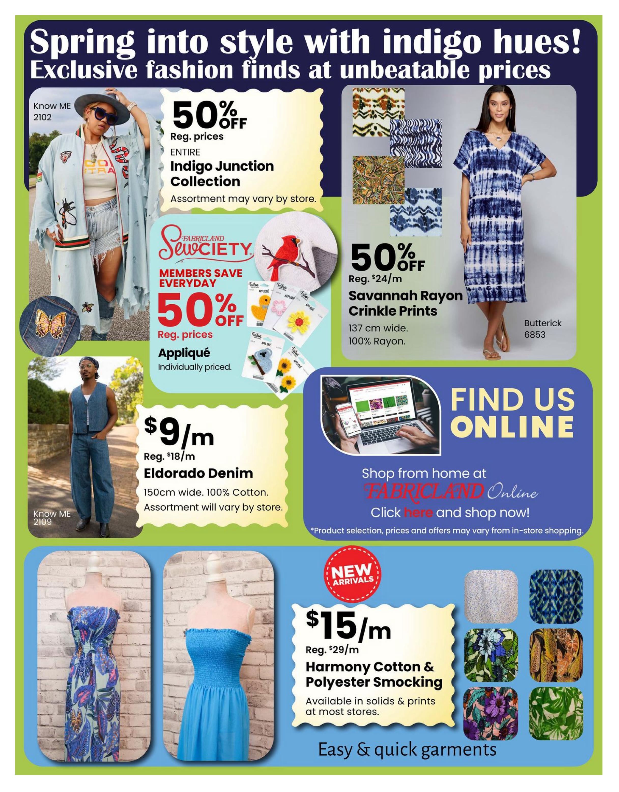 Fabricland - Western Canada - Monthly Savings - Valid from May 1 to 31, 2025 - Page 4