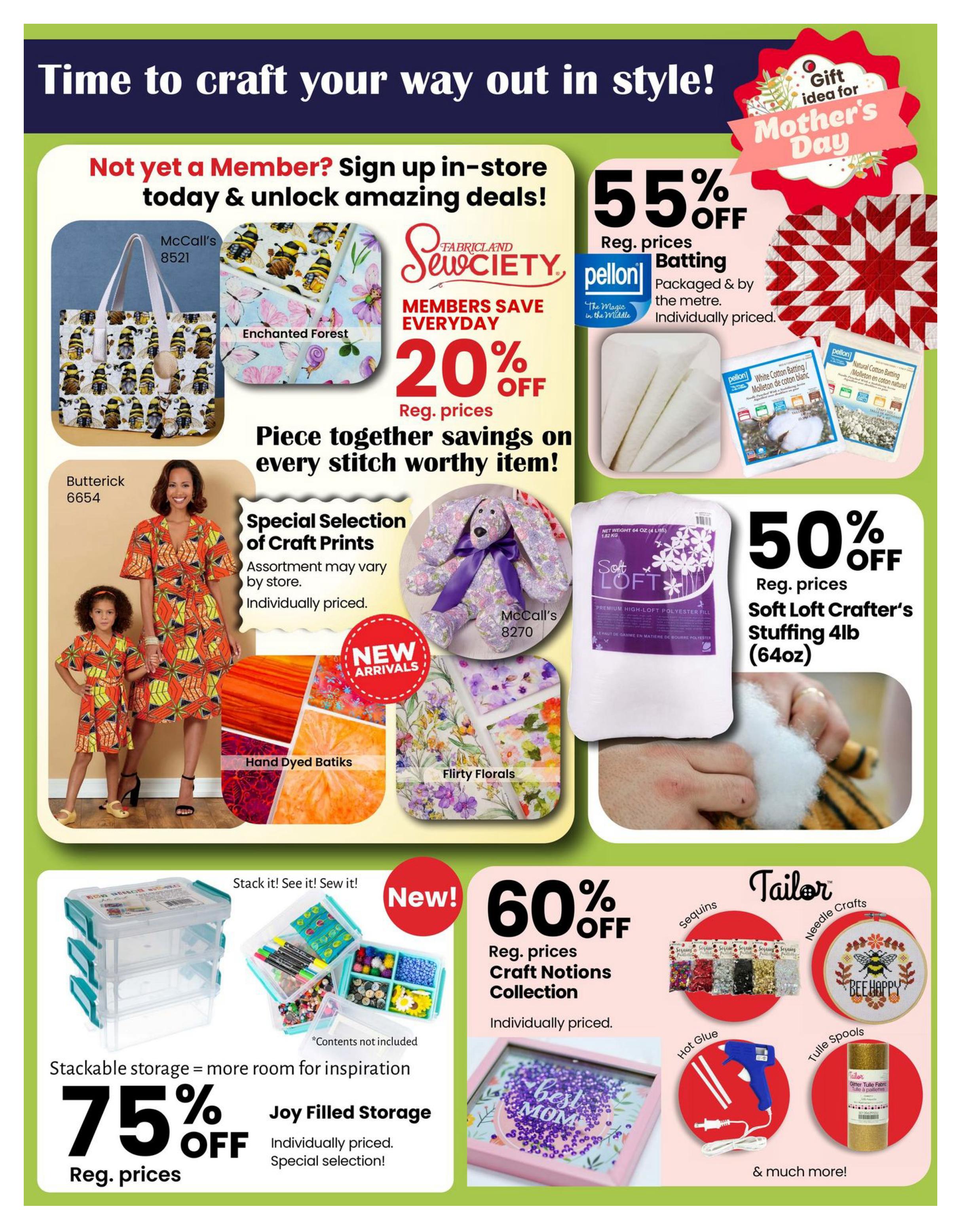 Fabricland - Western Canada - Monthly Savings - Valid from May 1 to 31, 2025 - Page 8