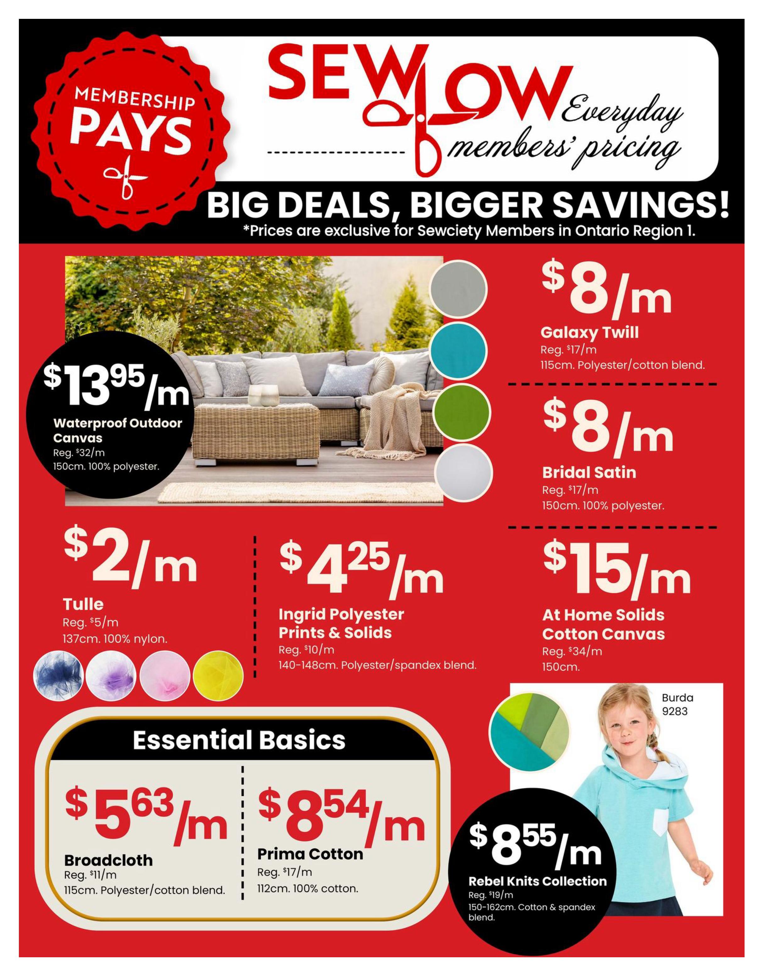 Fabricland - Western Canada - Monthly Savings - Valid from May 1 to 31, 2025 - Page 9