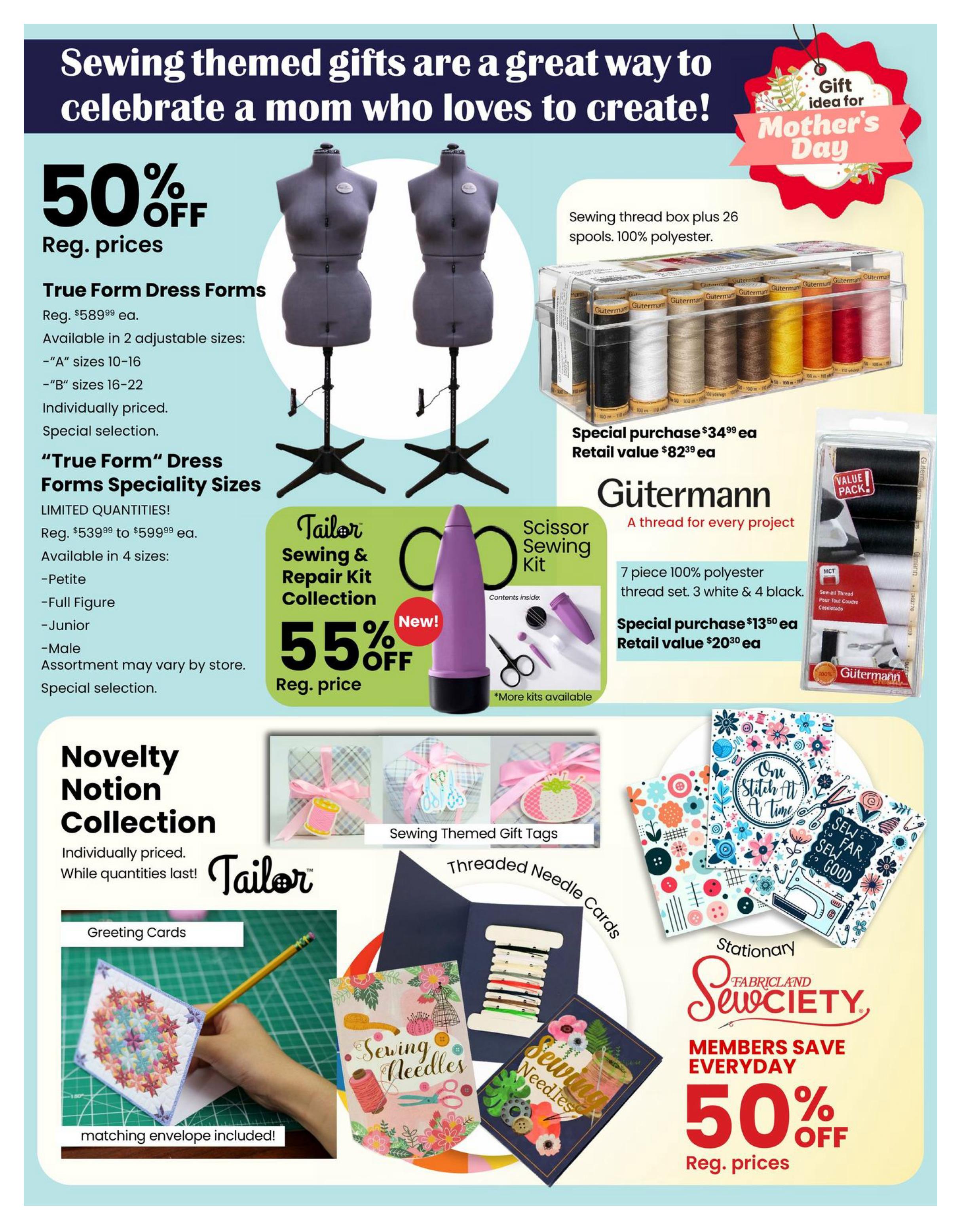 Fabricland - Western Canada - Monthly Savings - Valid from May 1 to 31, 2025 - Page 12
