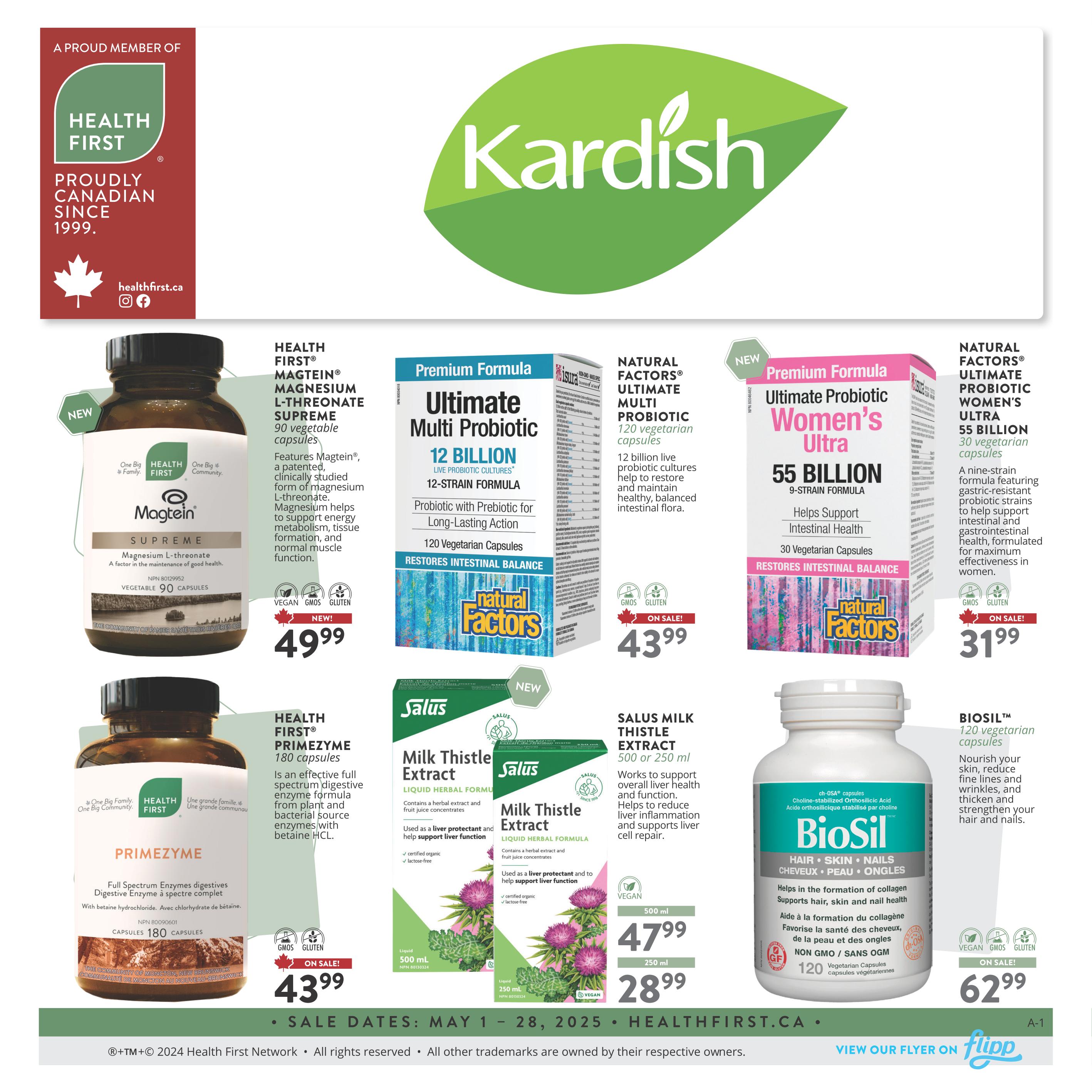 Kardish - Monthly Savings - Valid from May 1 to 28, 2025 - Page 1