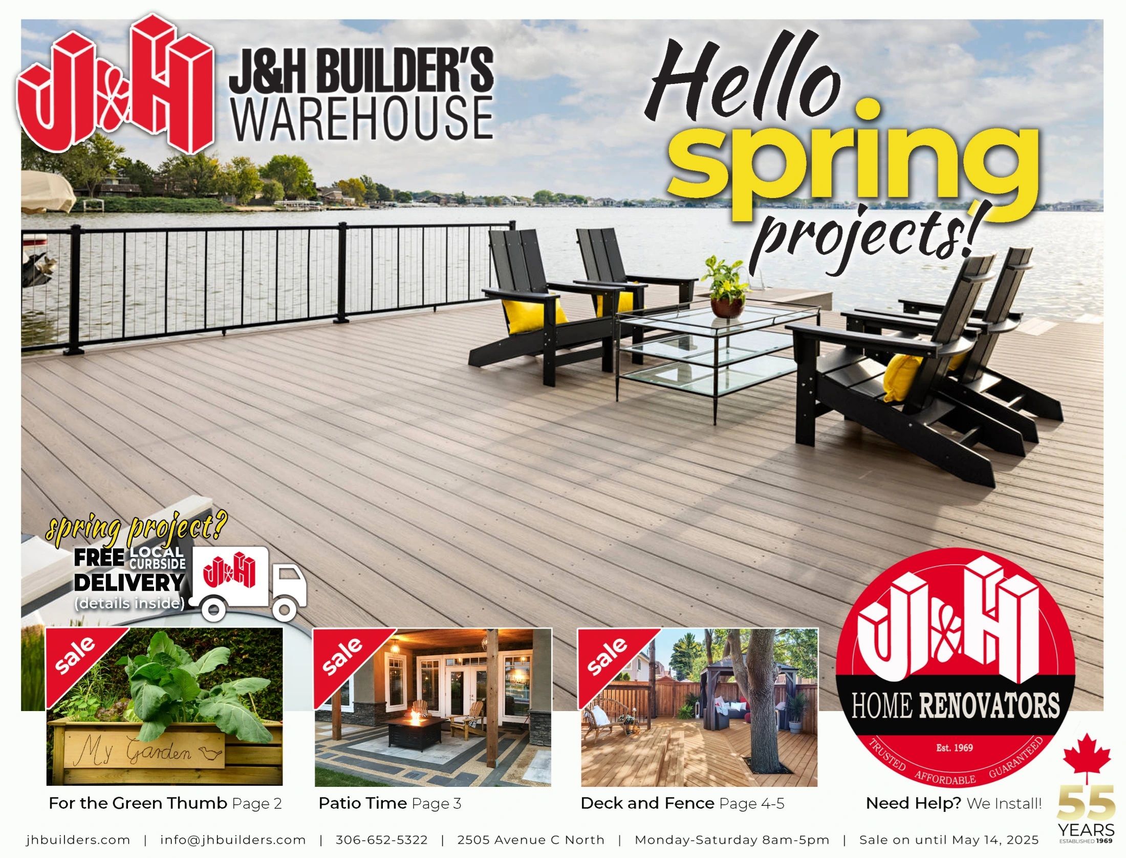 J&H Builder's Warehouse - 2 Weeks of Savings - Valid from May 1 to 14, 2025 - Page 1