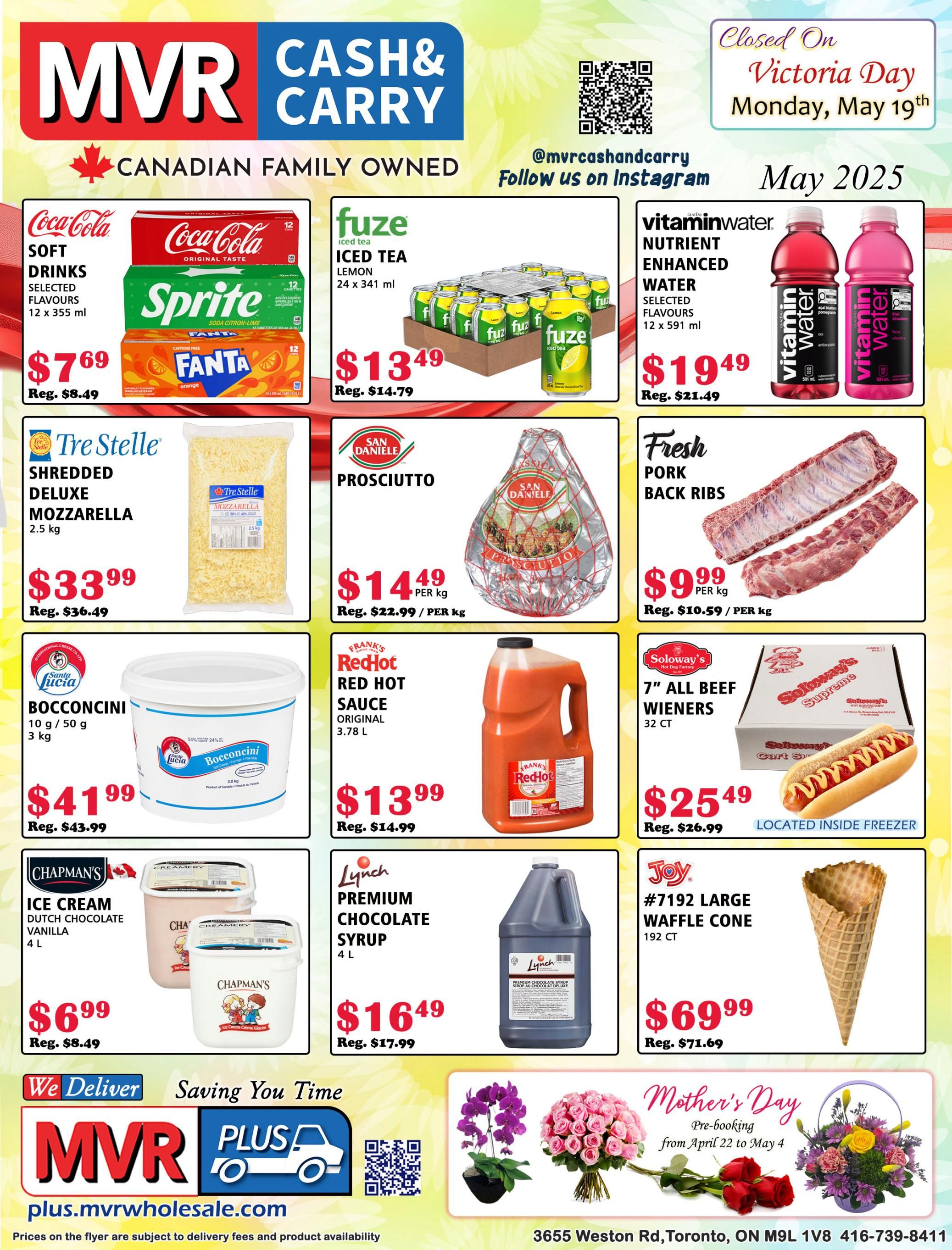 MVR Cash and Carry - Monthly Specials - Valid from May 1 to 31, 2025 - Page 1