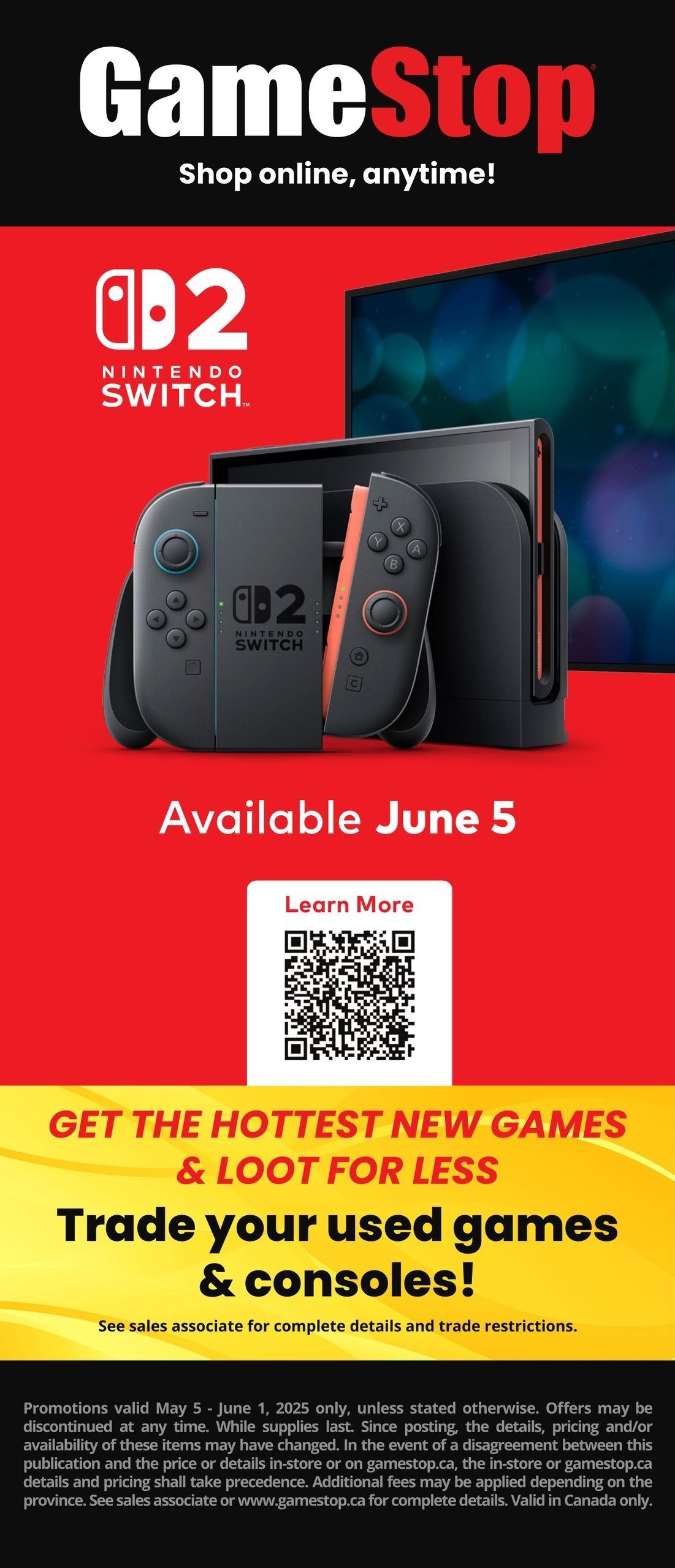 EB Games - GameStop - Monthly Savings - Valid from May 5 to June 1, 2025 - Page 1
