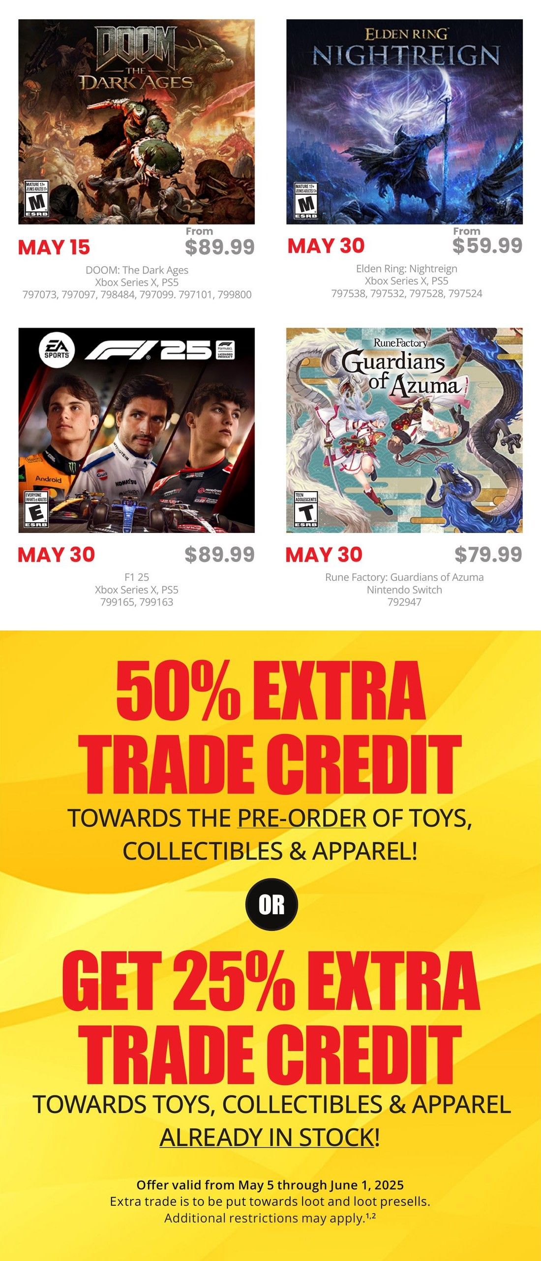 EB Games - GameStop - Monthly Savings - Valid from May 5 to June 1, 2025 - Page 4
