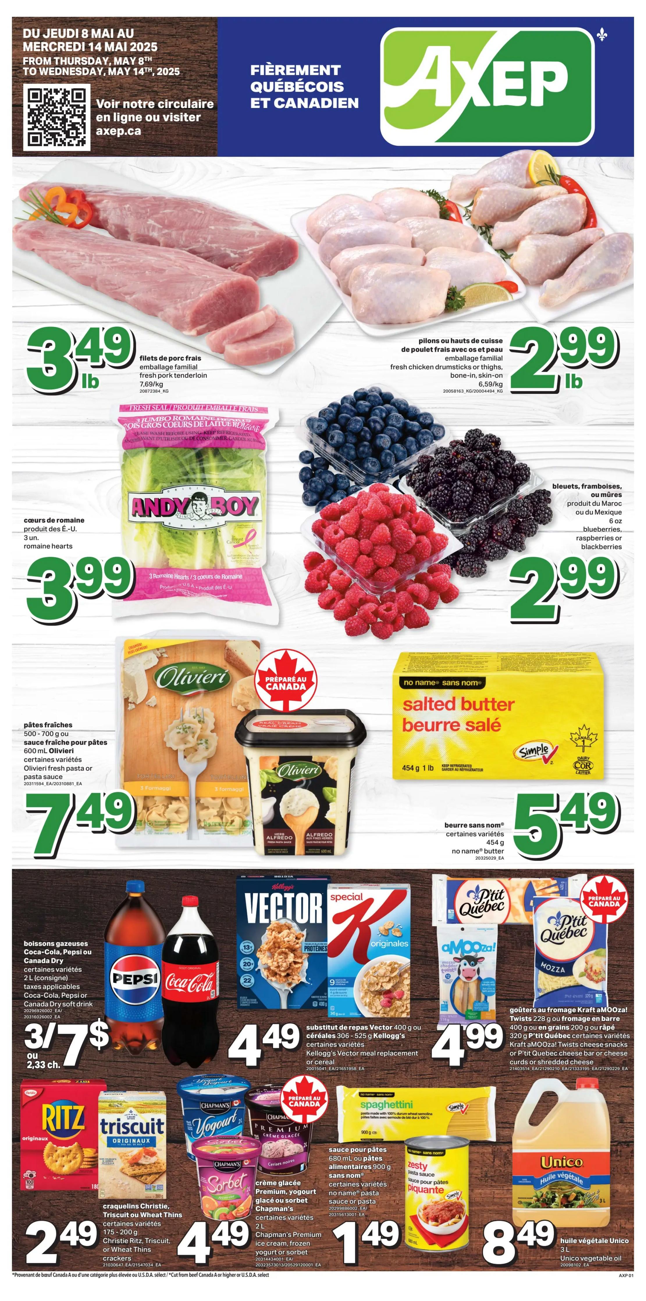 Axep - Weekly Flyer Specials - Valid from May 8 to 14, 2025 - Page 1