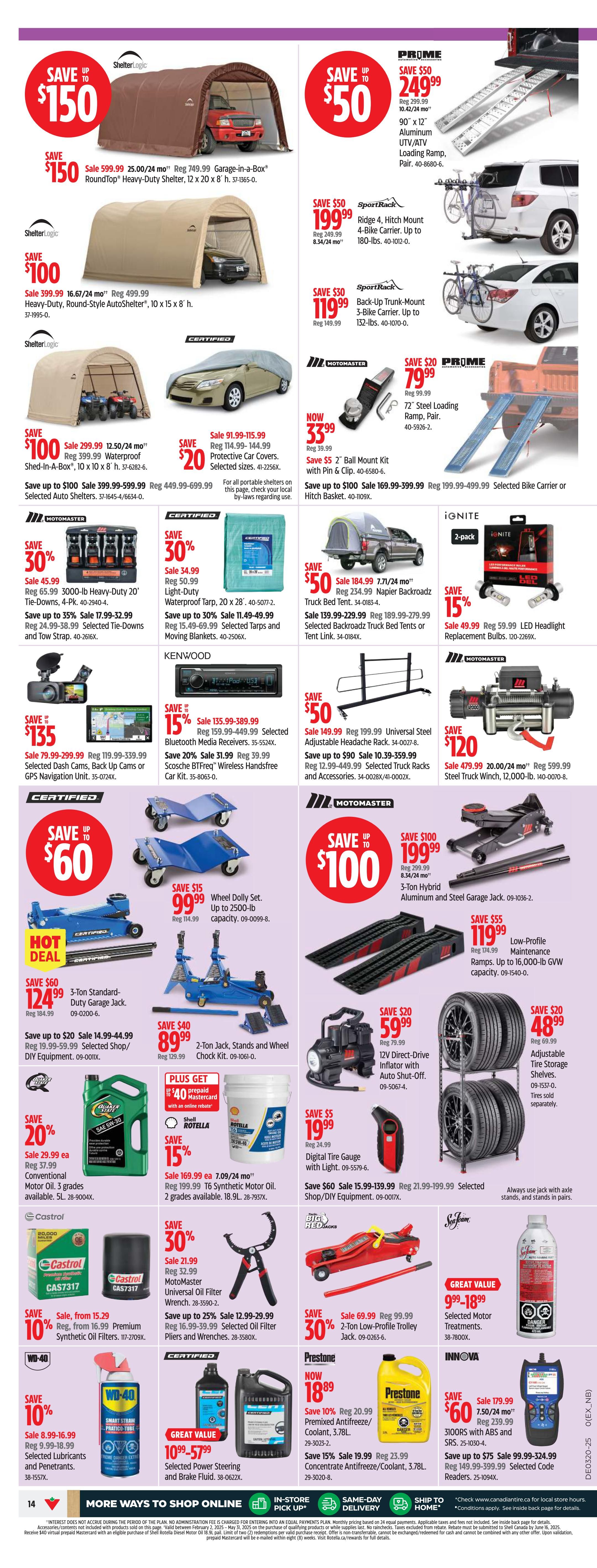 Canadian Tire - Western Canada - Weekly Flyer Specials - Valid from May 8 to 15, 2025 - Page 14