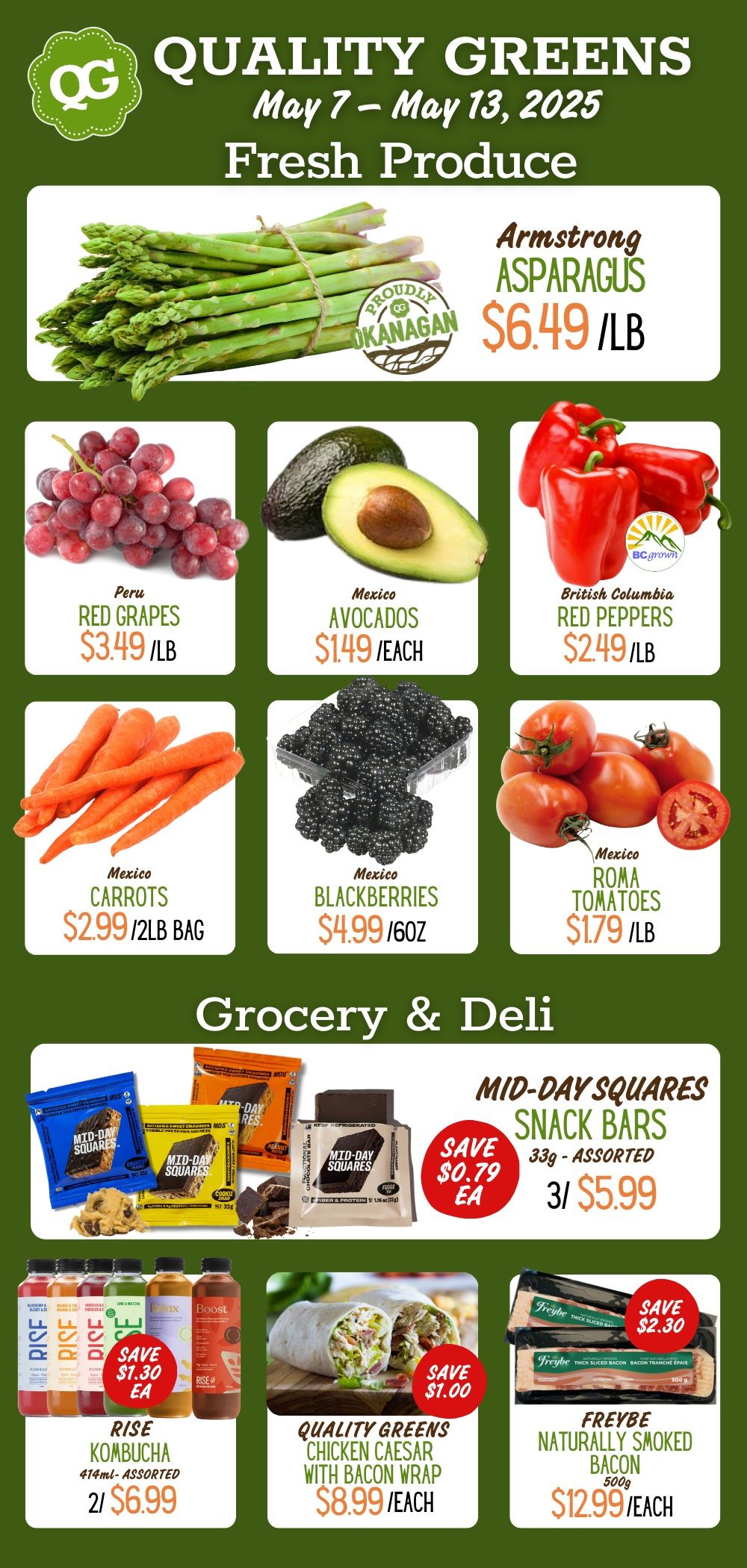 Quality Greens Farm Market - Weekly Flyer Specials - Valid from May 7 to 13, 2025 - Page 1