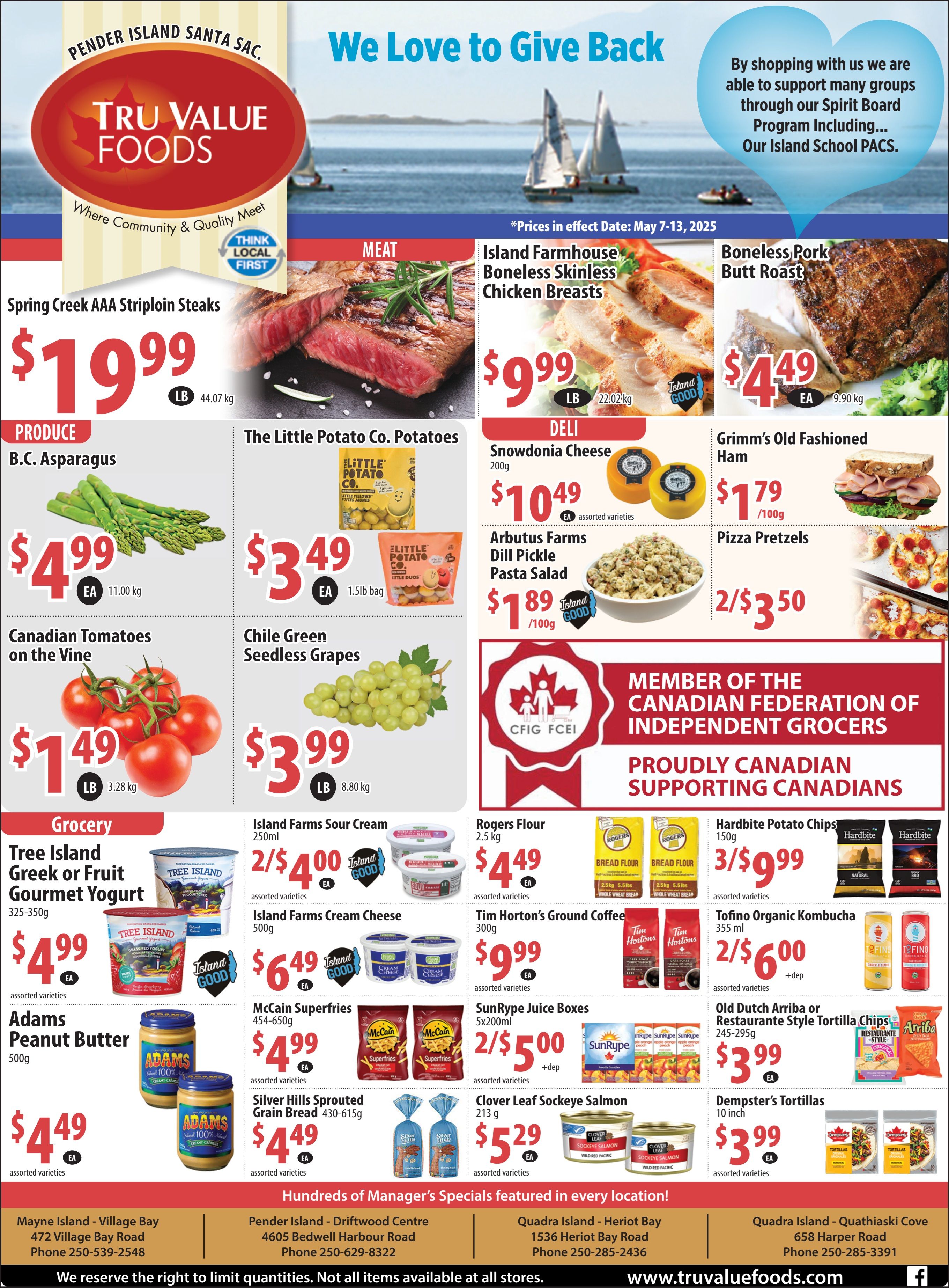 Tru Value Foods - Weekly Flyer Specials - Valid from May 7 to 13, 2025 - Page 1