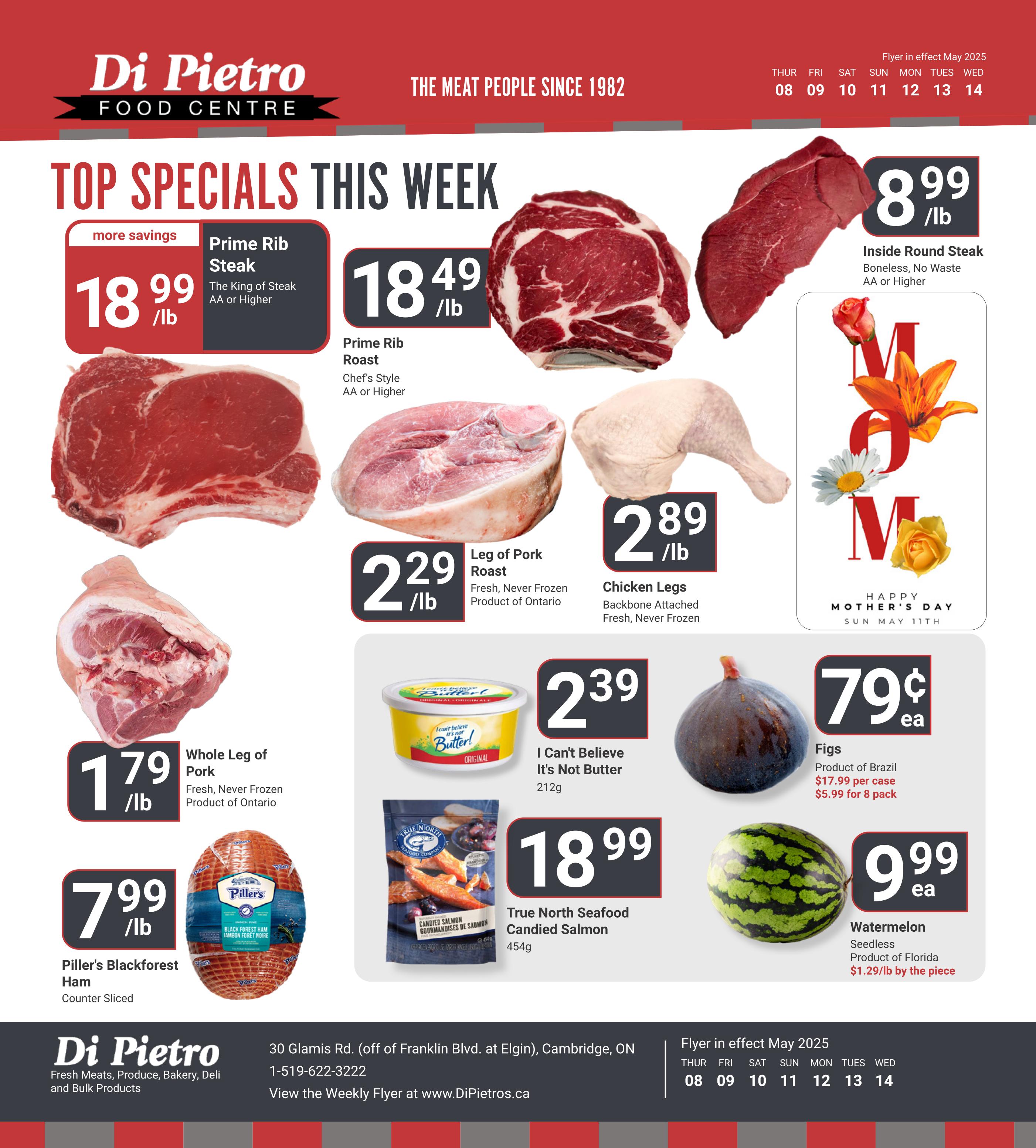 DiPietro - Weekly Flyer Specials - Valid from May 8 to 14, 2025 - Page 1