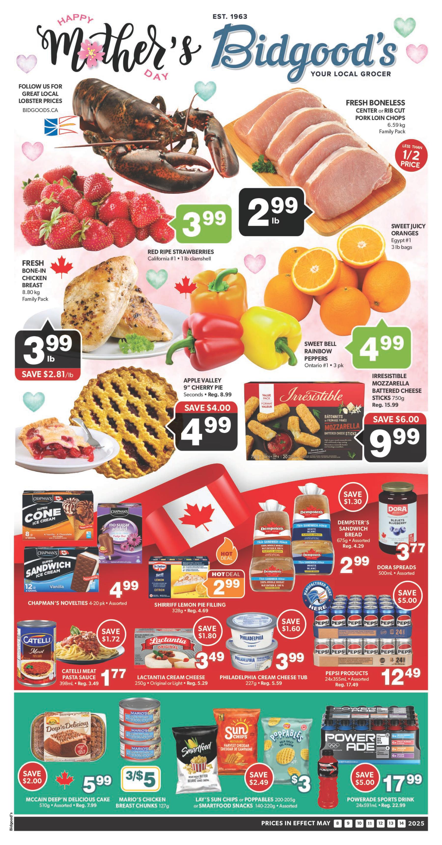Bidgood's - Weekly Flyer Specials - Valid from May 8 to 14, 2025 - Page 1