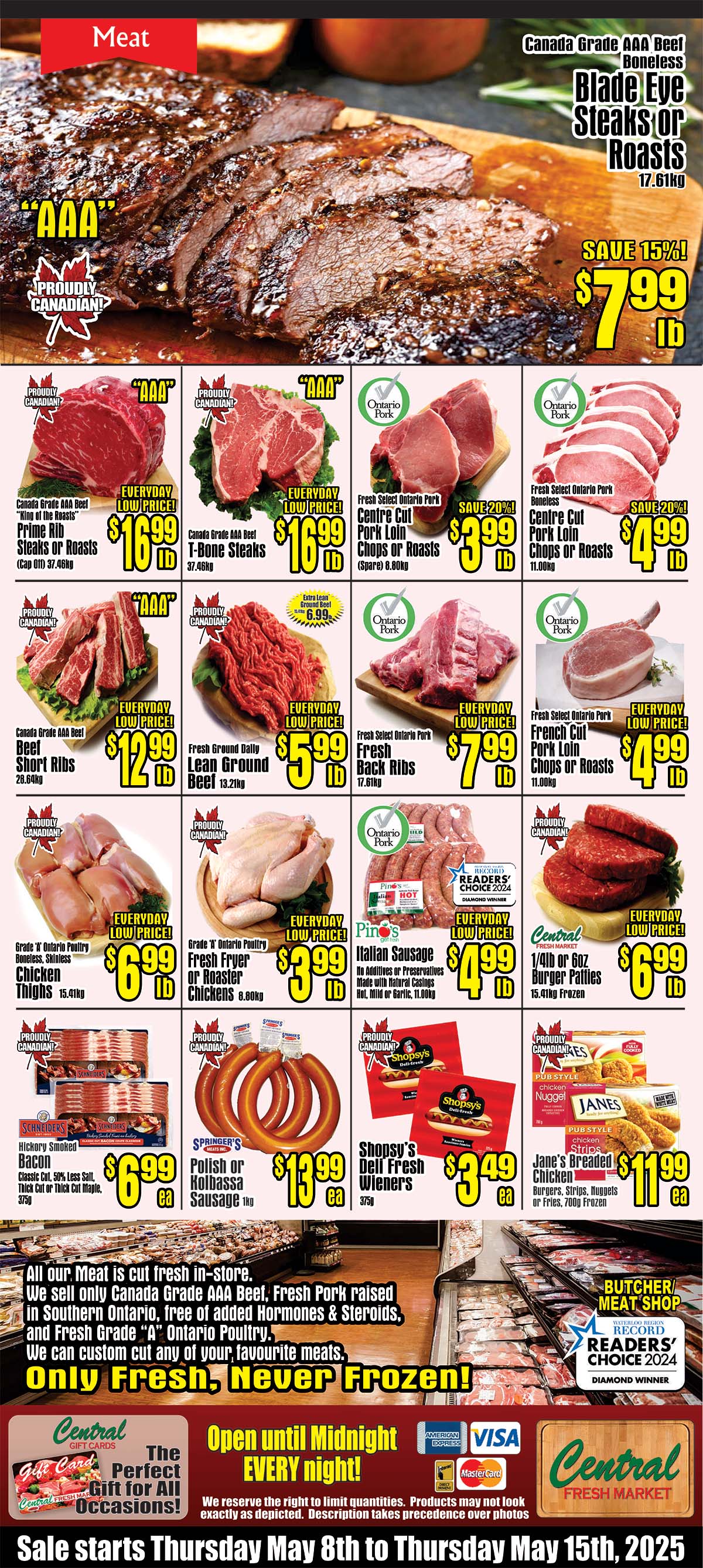 Central Fresh Market - Weekly Flyer Specials - Valid from May 8 to 15, 2025 - Page 3