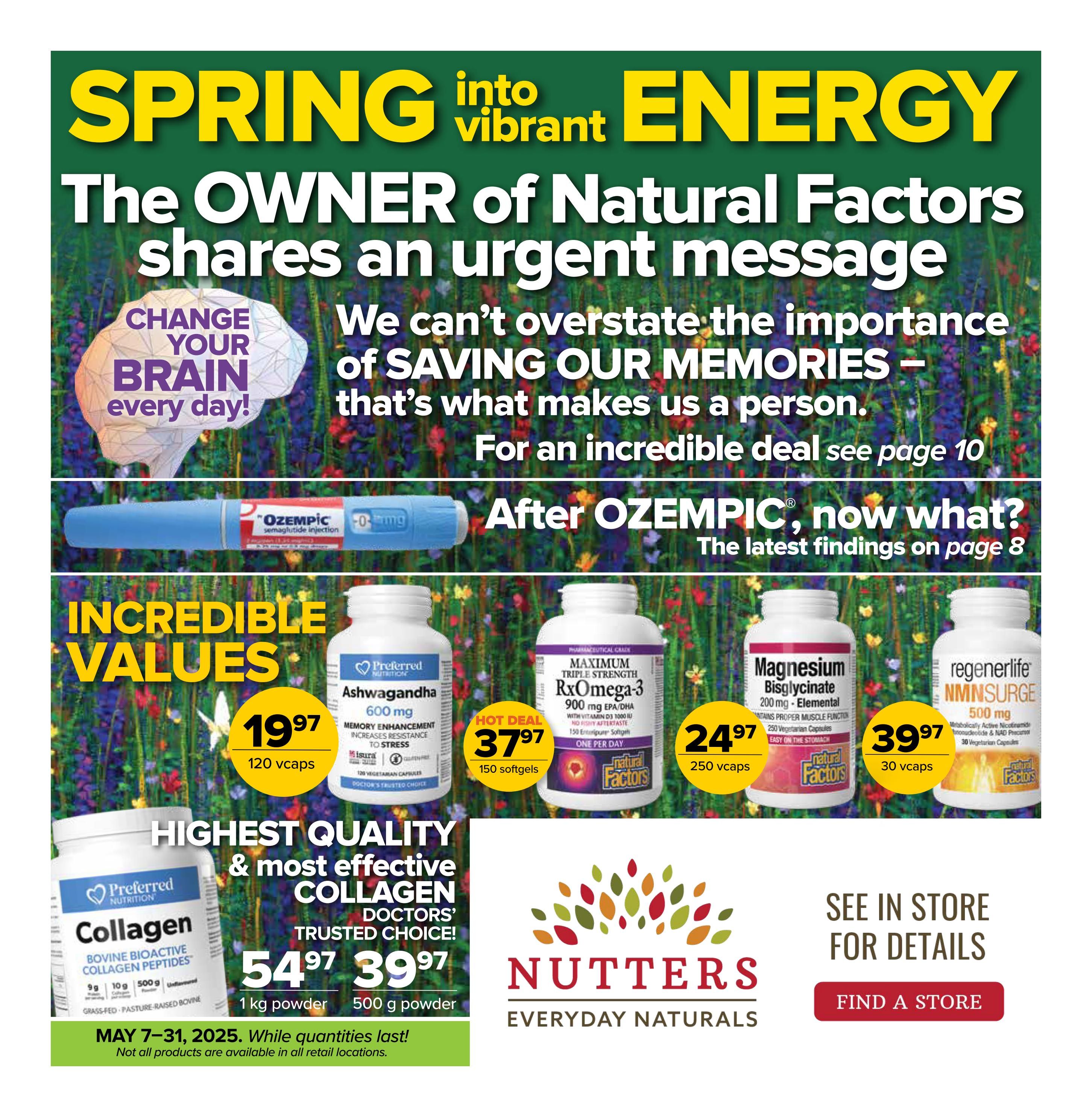 Nutter's Bulk & Natural Foods - 3 Weeks of Savings - Valid from May 7 to 31, 2025 - Page 1