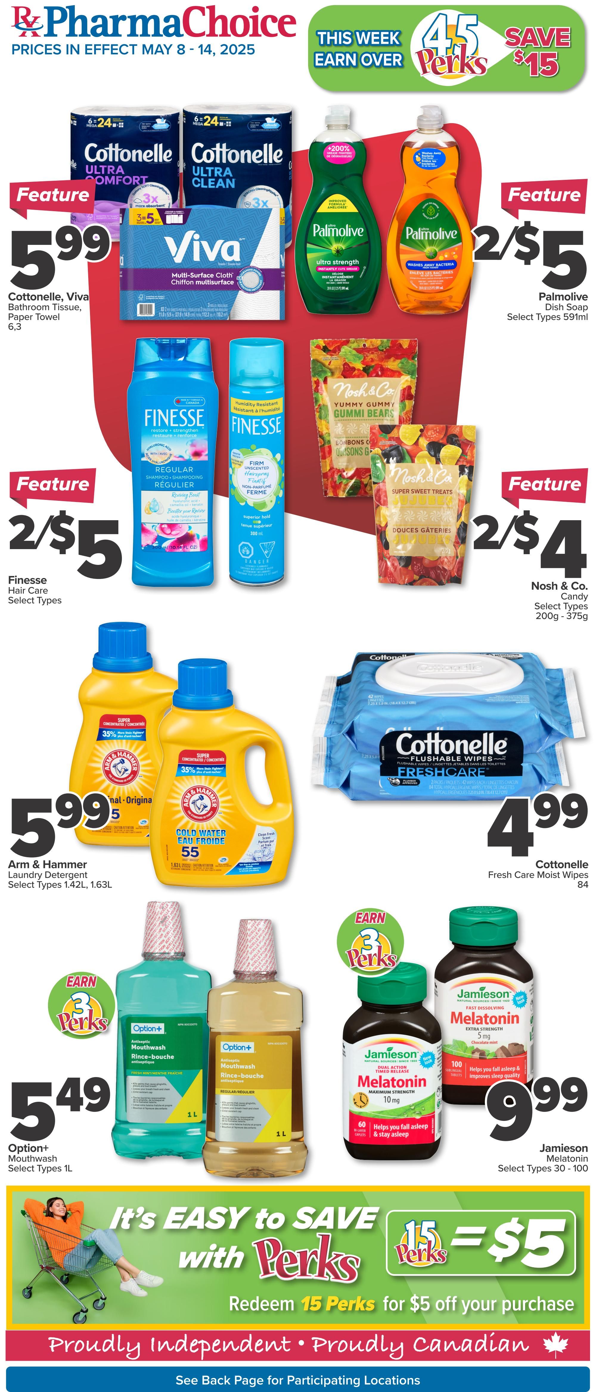 PharmaChoice - Ontario and Atlantic - Weekly Flyer Specials - Valid from May 8 to 14, 2025 - Page 1