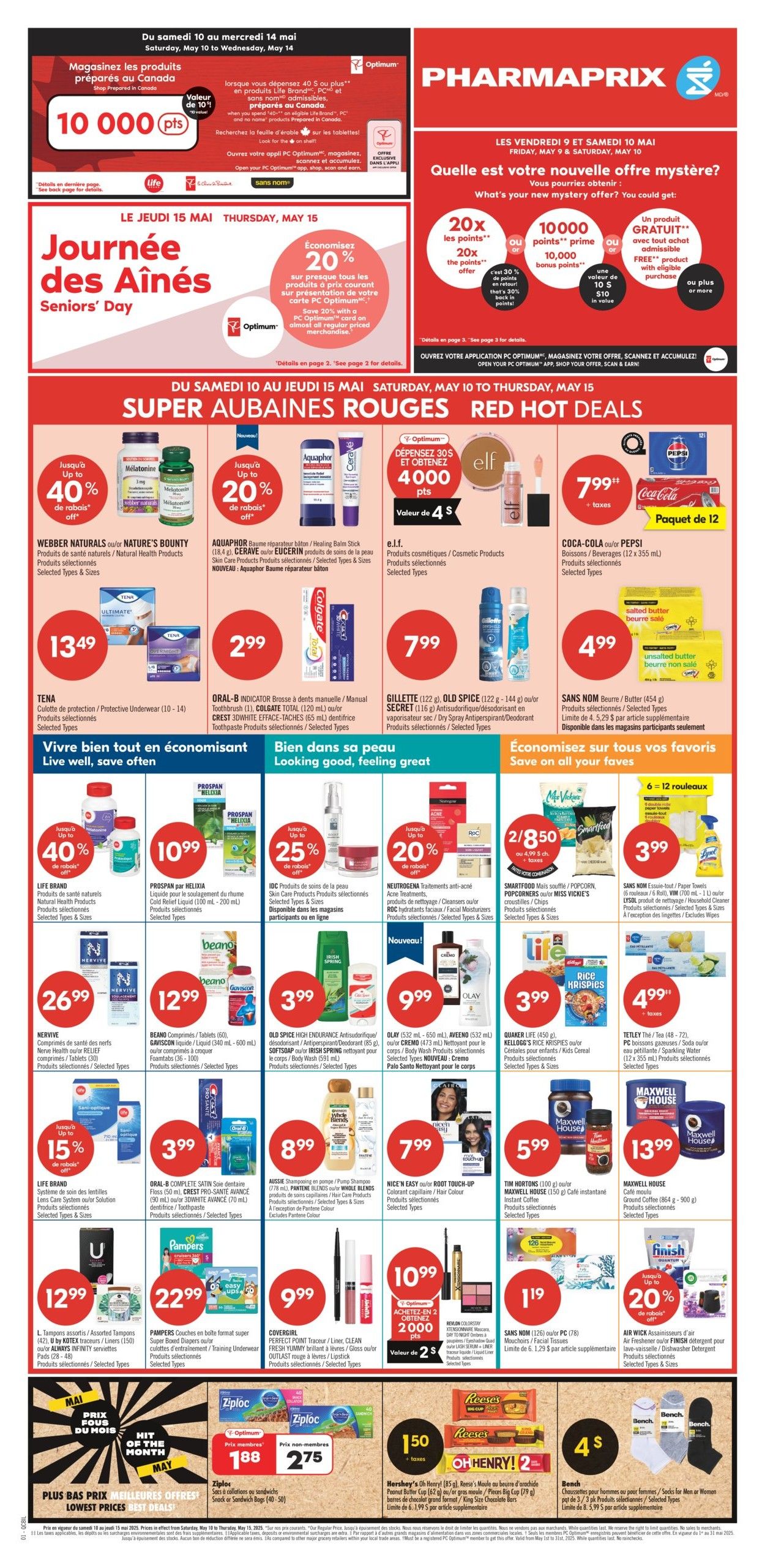 Pharmaprix - Weekly Flyer Specials - Valid from May 10 to 15, 2025 - Page 1