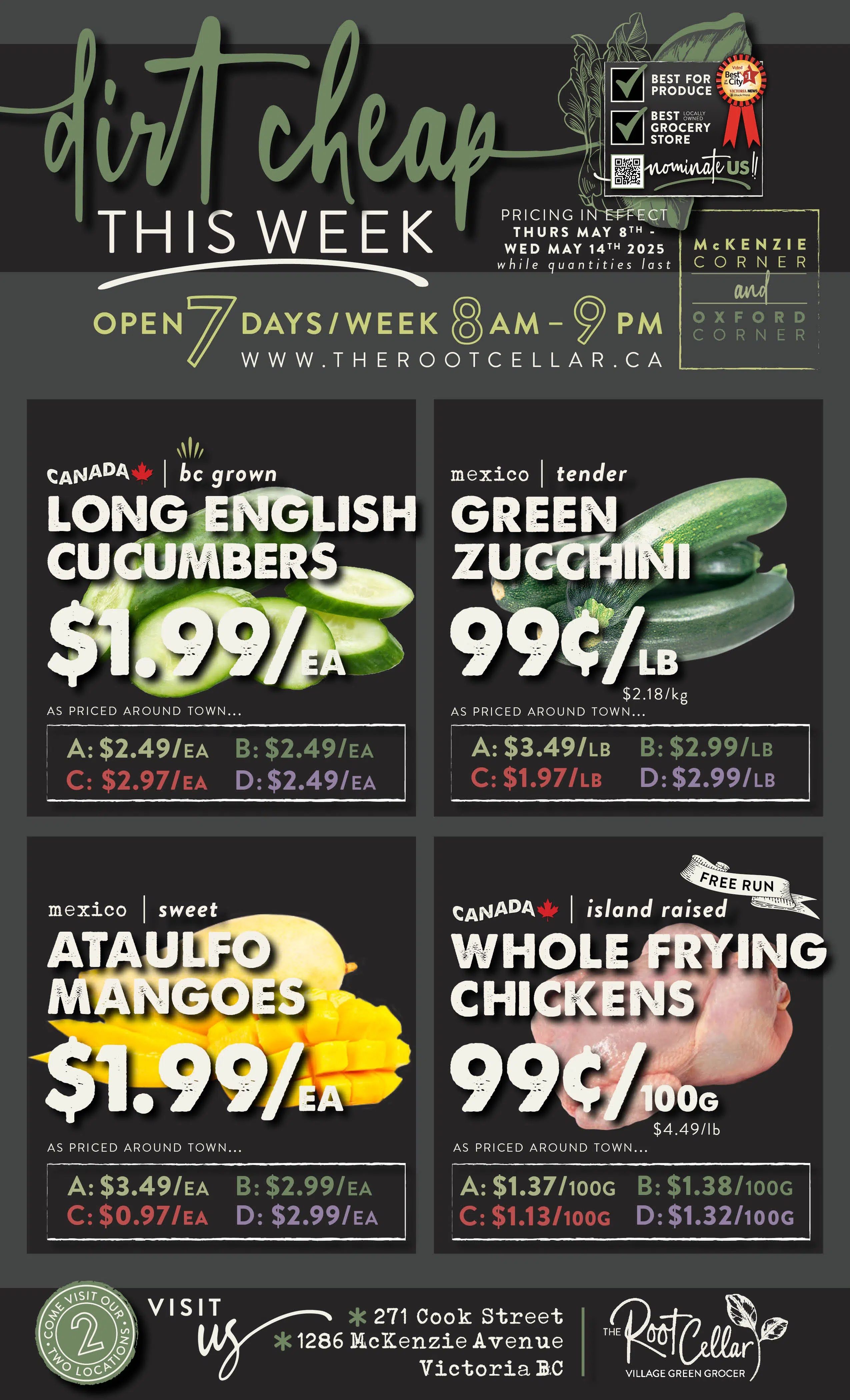 The Root Cellar - Weekly Flyer Specials - Valid from May 8 to 14, 2025 - Page 1