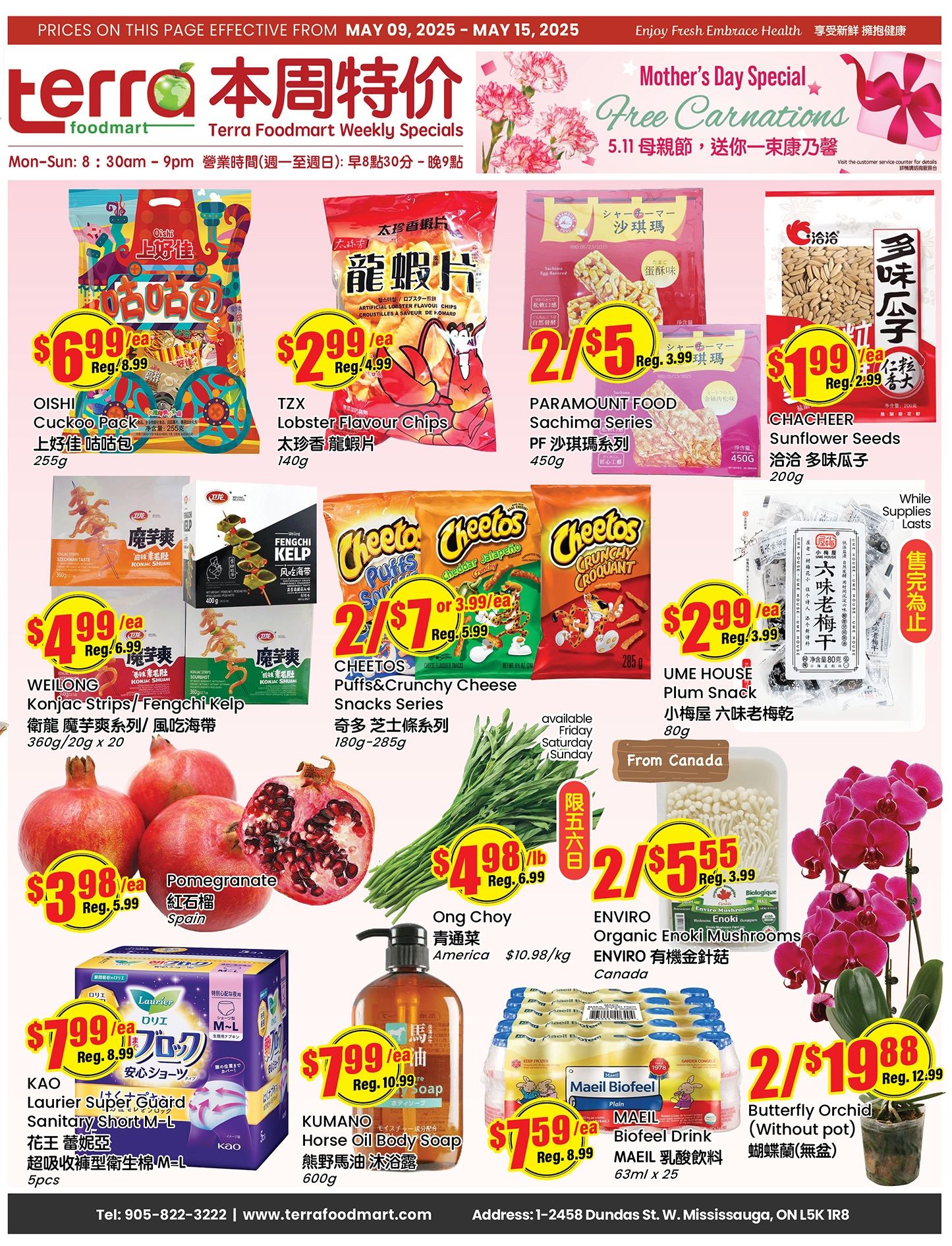 Terra Foodmart - Weekly Flyer Specials - Valid from May 9 to 15, 2025 - Page 1