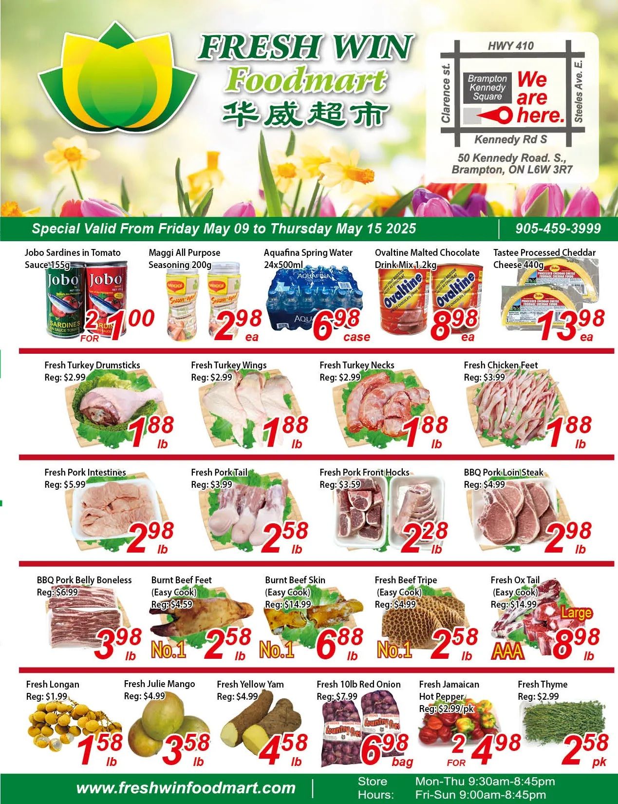 Fresh Win Foodmart - Weekly Flyer Specials - Valid from May 9 to 15, 2025 - Page 1