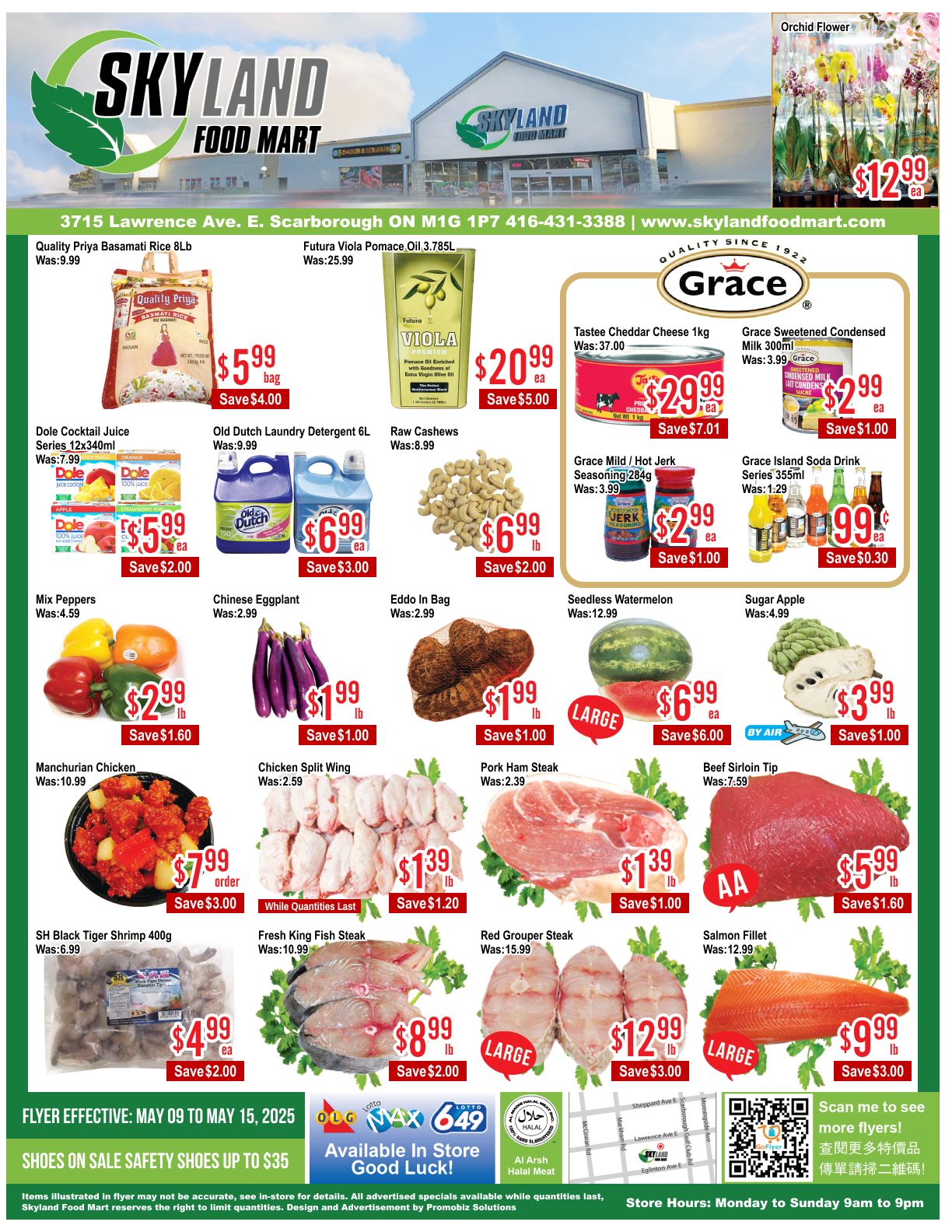 Skyland Food Mart - Weekly Flyer Specials - Valid from May 9 to 15, 2025 - Page 1