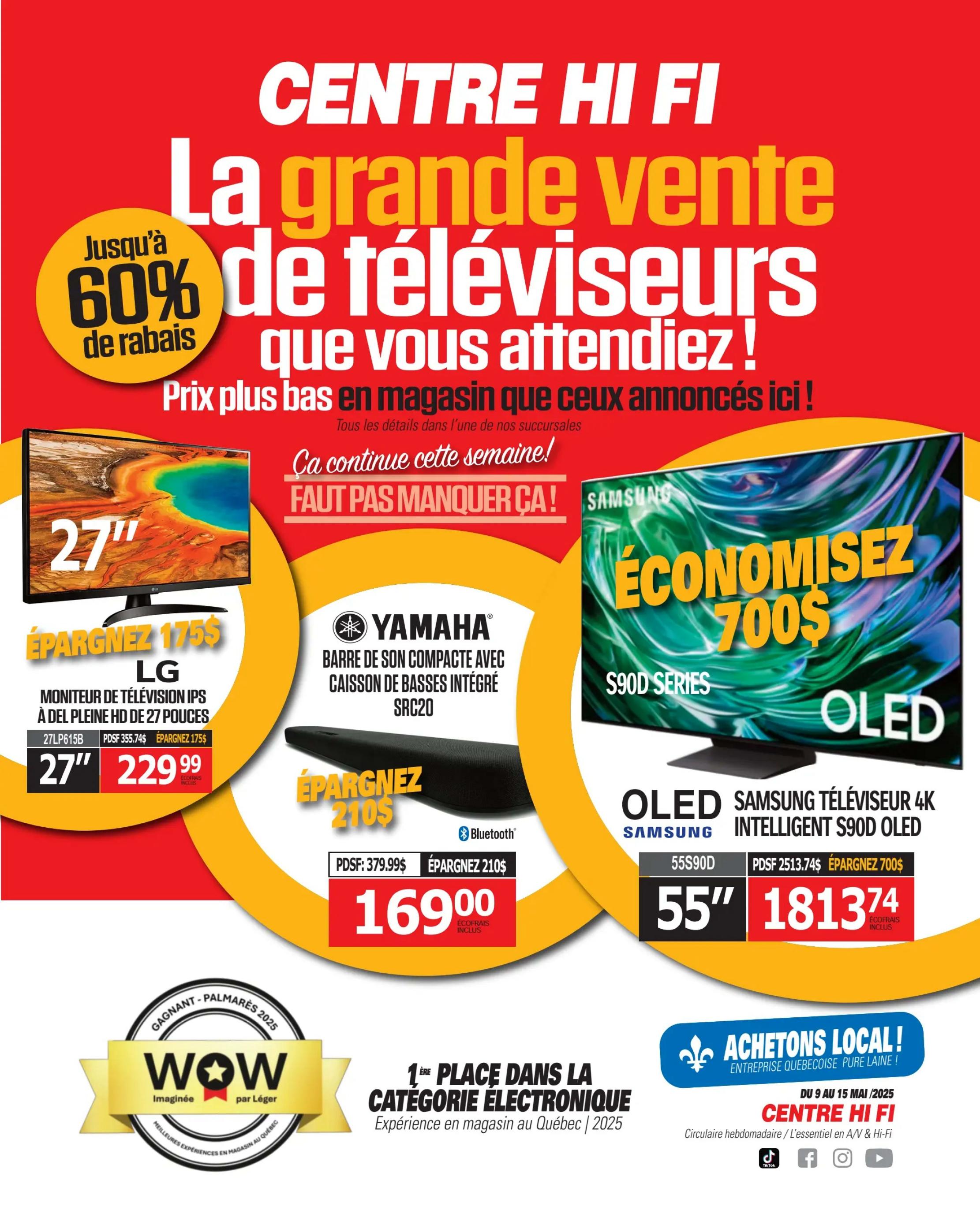 Centre Hi-Fi - Weekly Flyer Specials - Valid from May 9 to 15, 2025 - Page 1