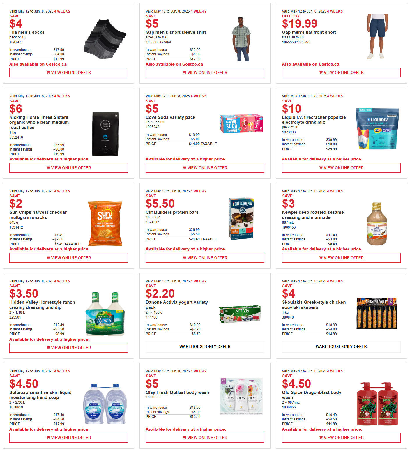 Costco - 2 Weeks of Savings - Valid from May 12 to 25, 2025 - Page 4