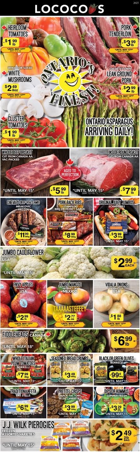 Lococo's - Weekly Flyer Specials - Valid from May 12 to 15, 2025 - Page 1