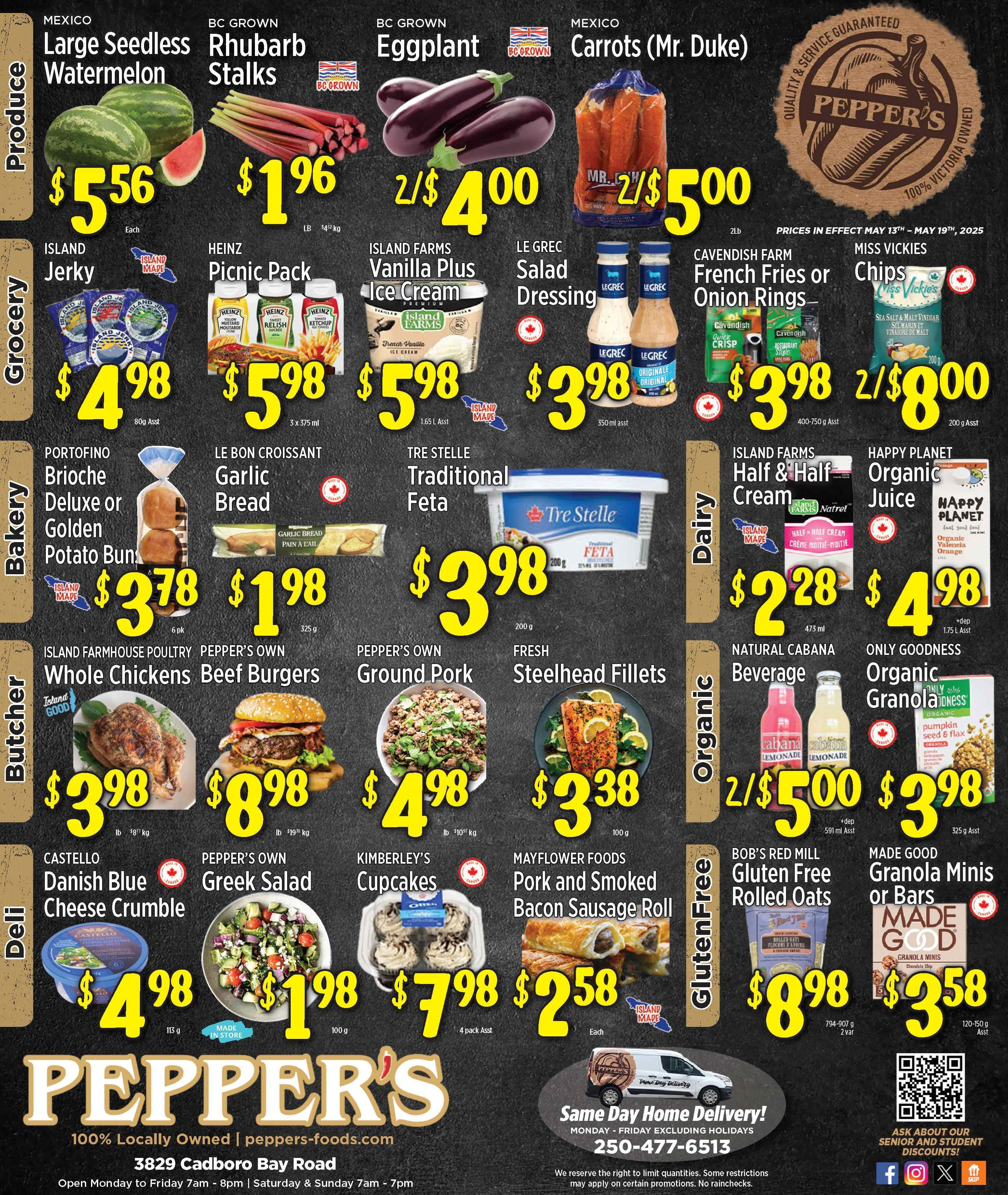 Pepper's - Weekly Flyer Specials - Valid from May 13 to 19, 2025 - Page 1