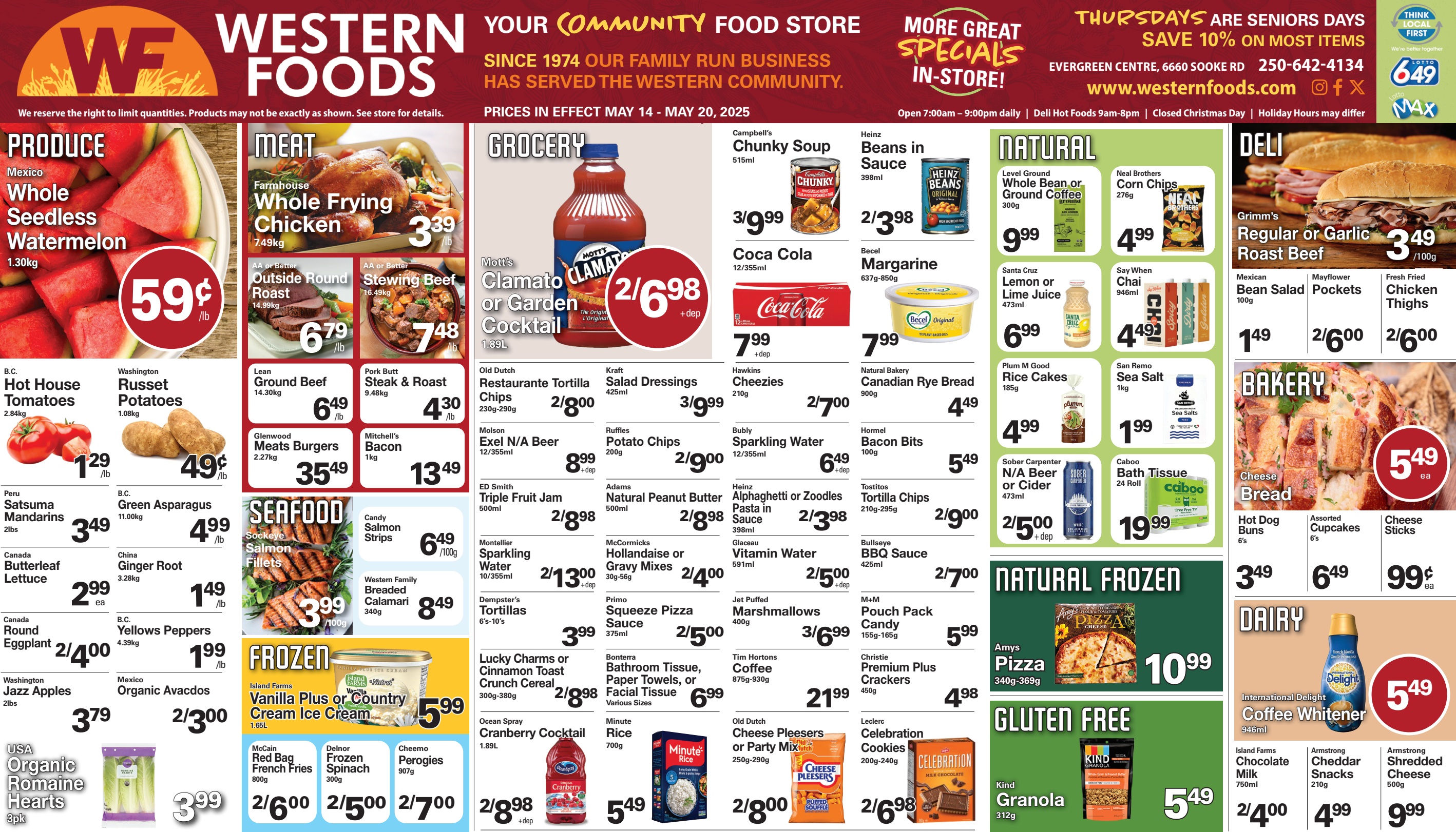 Western Foods - Weekly Flyer Specials - Valid from May 14 to 20, 2025 - Page 1