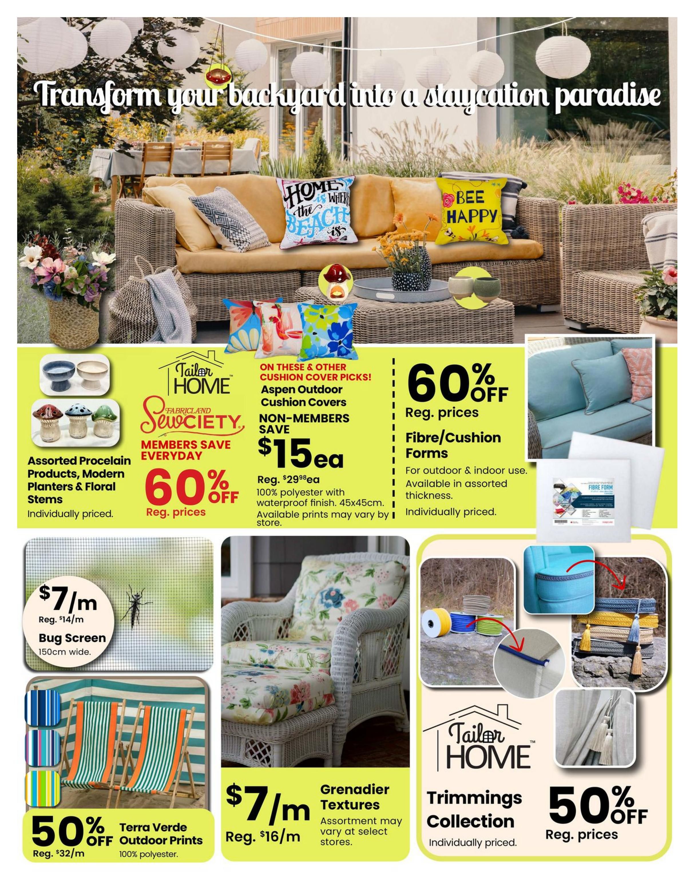 Fabricland - Monthly Savings - Valid from June 1 to 30, 2025 - Page 6