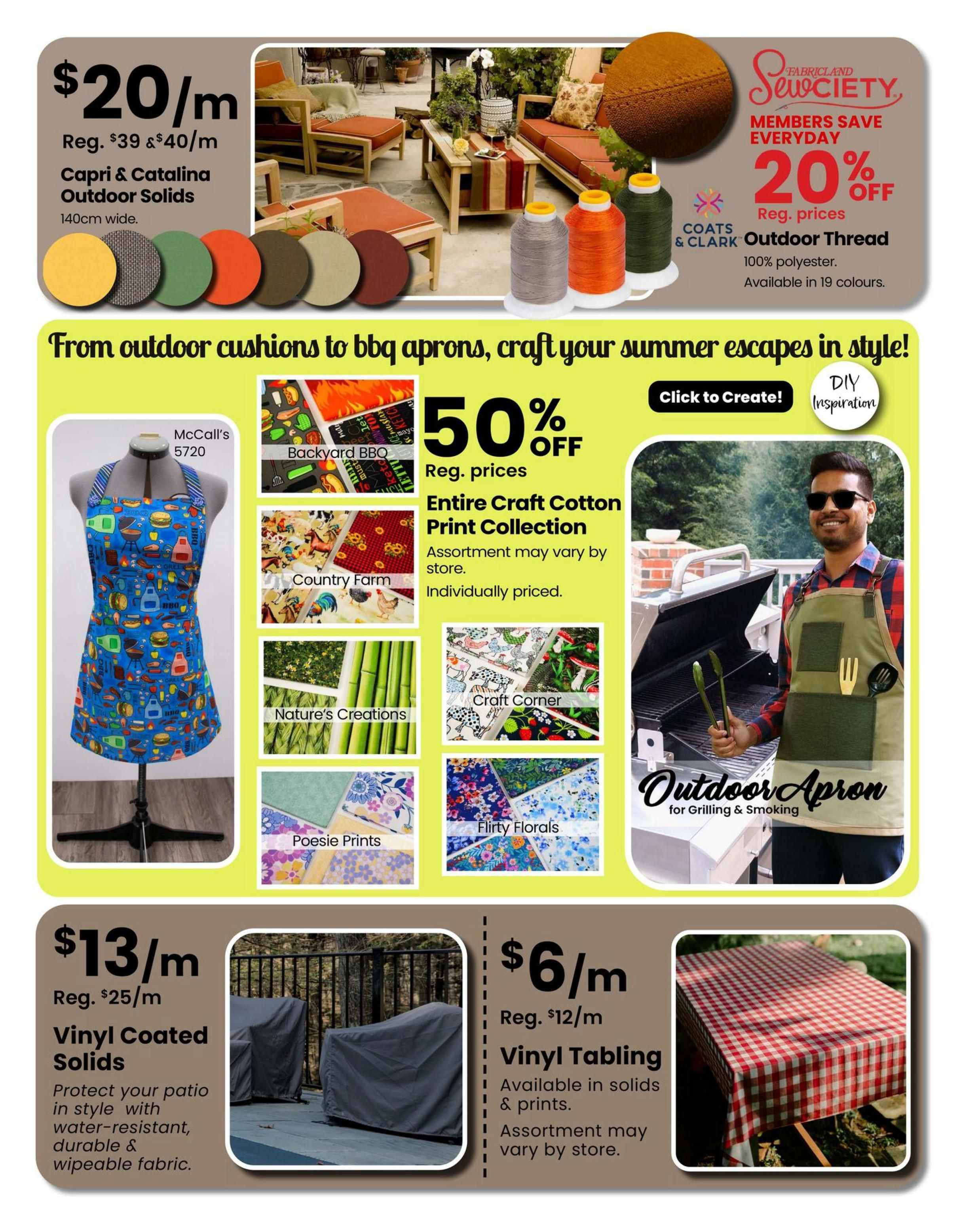 Fabricland - Monthly Savings - Valid from June 1 to 30, 2025 - Page 7