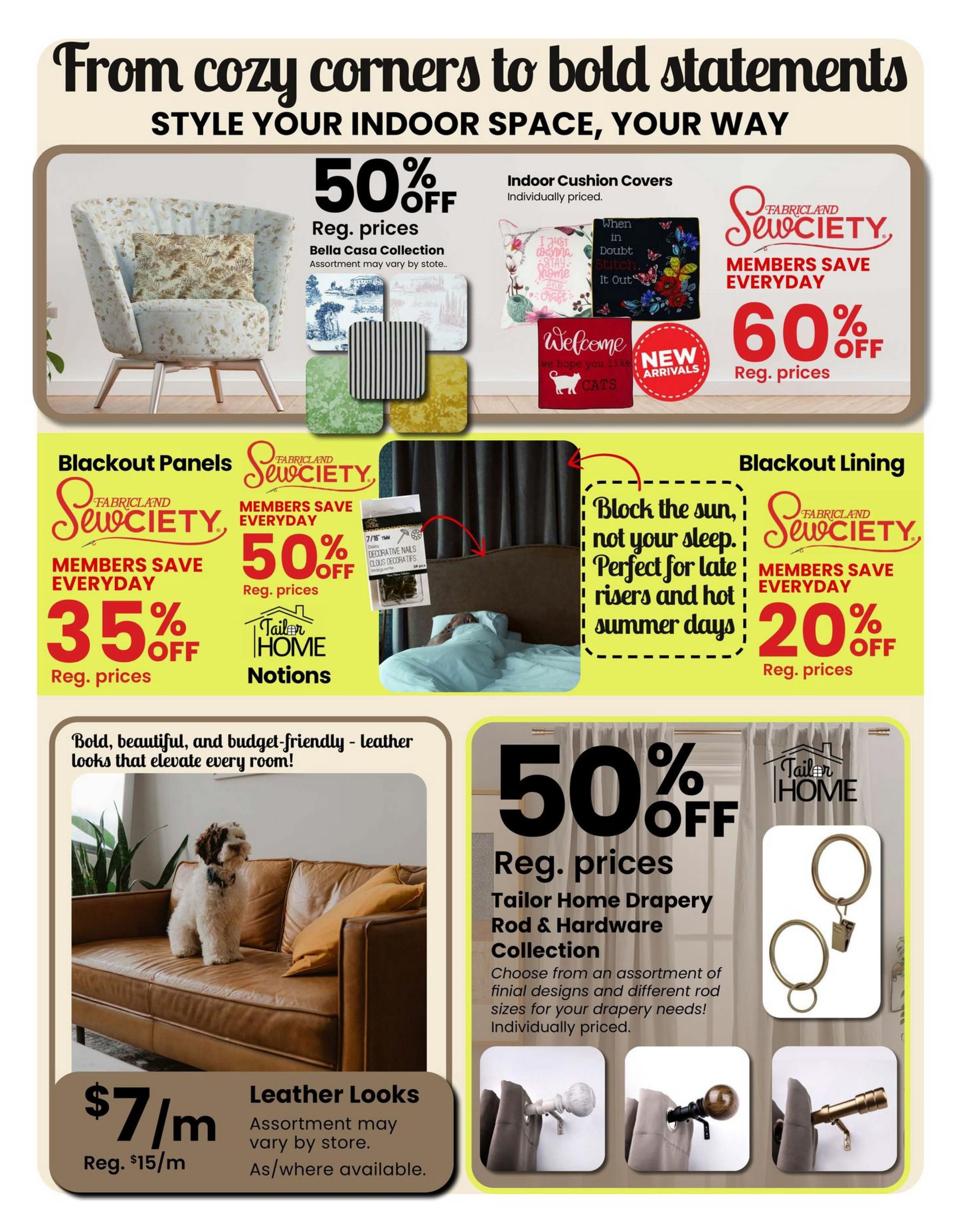 Fabricland - Monthly Savings - Valid from June 1 to 30, 2025 - Page 9