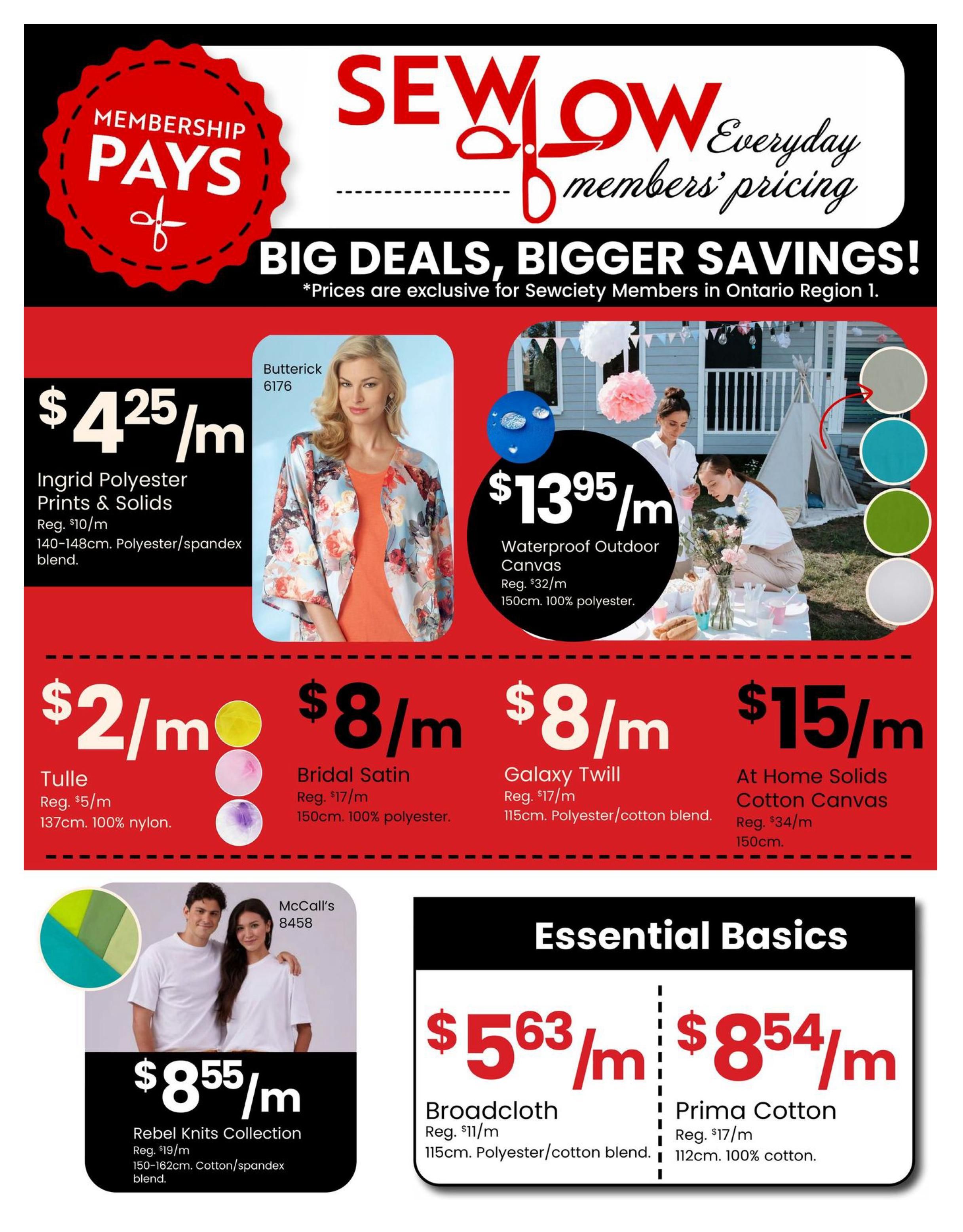 Fabricland - Monthly Savings - Valid from June 1 to 30, 2025 - Page 11