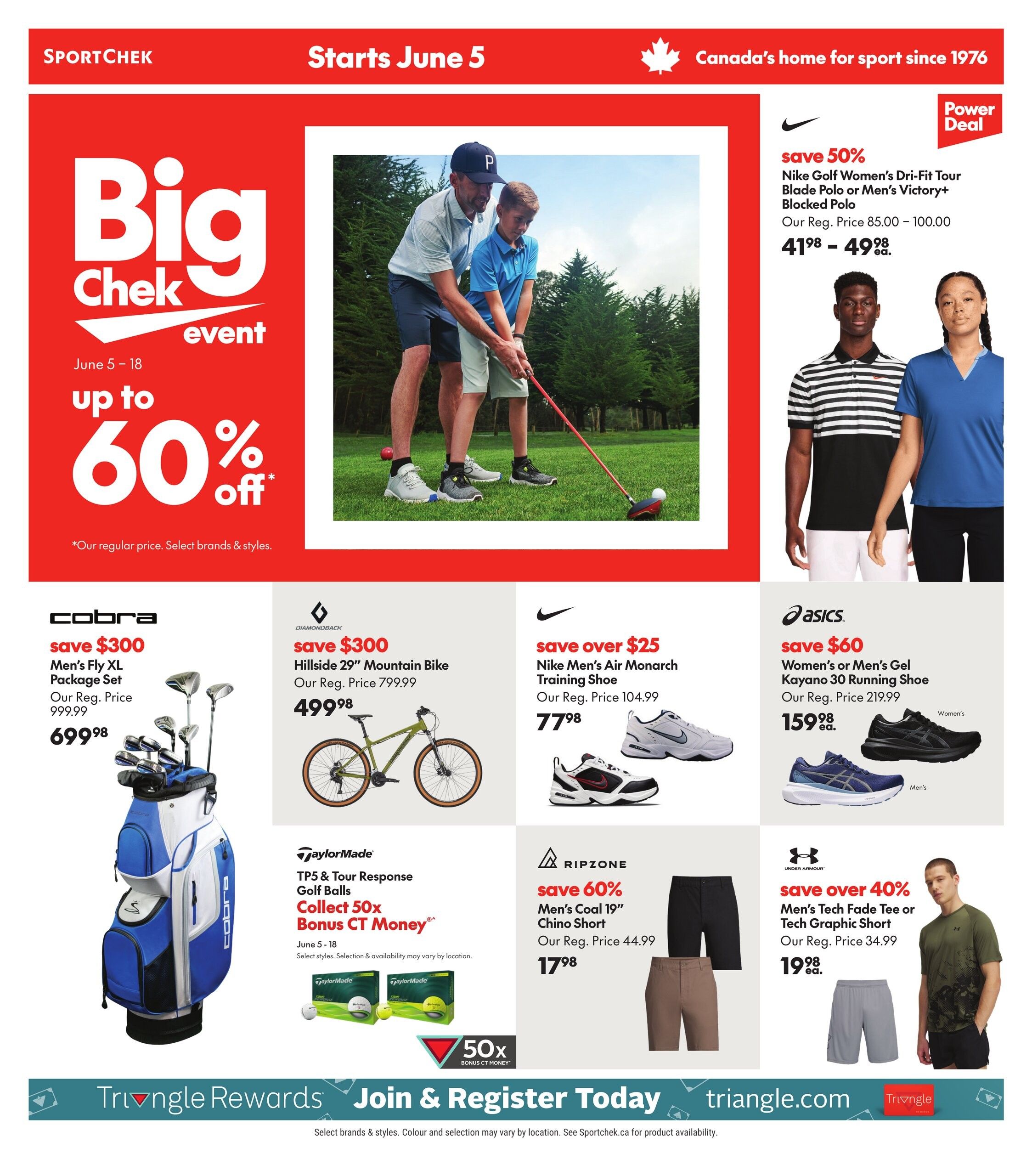 Sport Chek - 2 Weeks of Savings - Valid from June 5 to 18, 2025 - Page 1