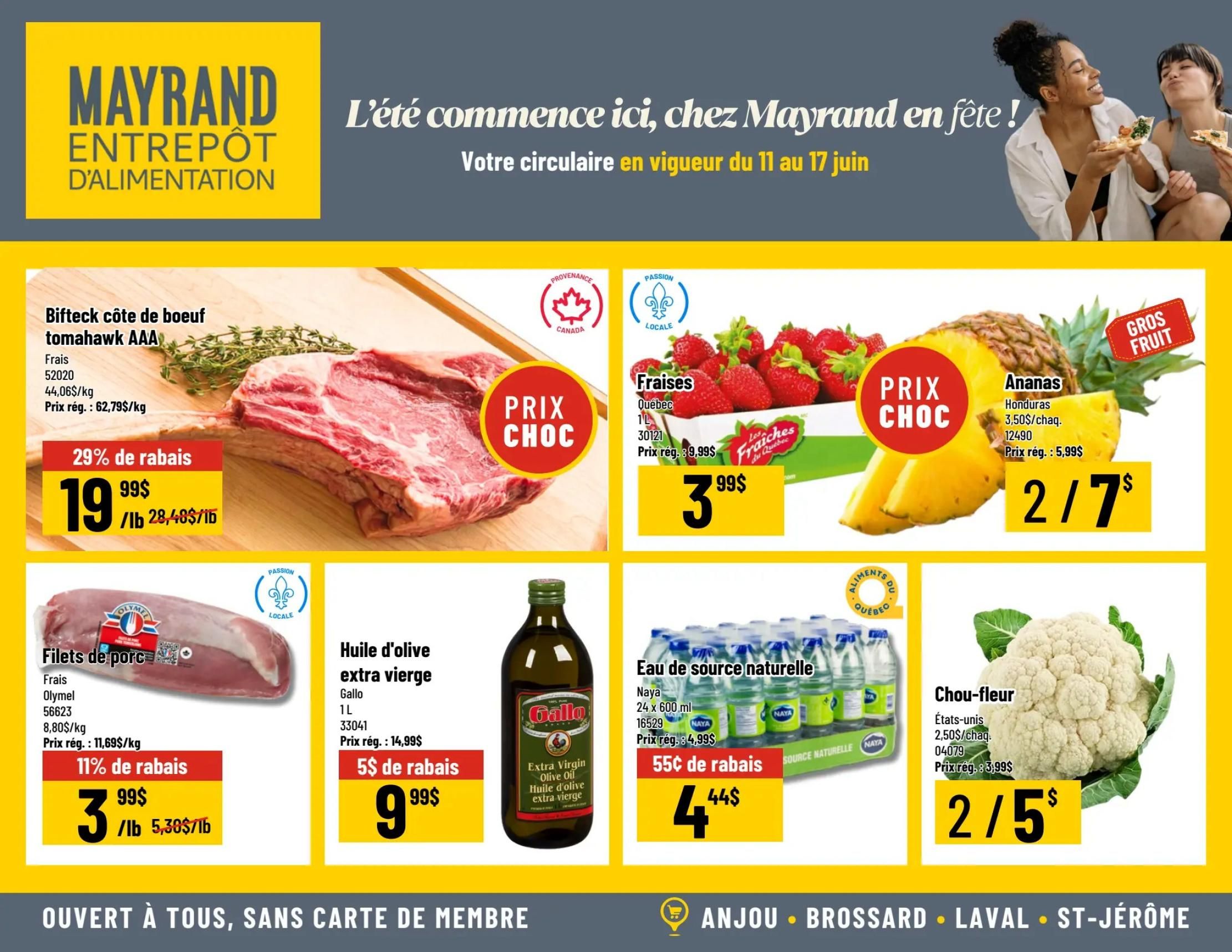Mayrand - Weekly Flyer Specials - Valid from June 11 to 17, 2025 - Page 1