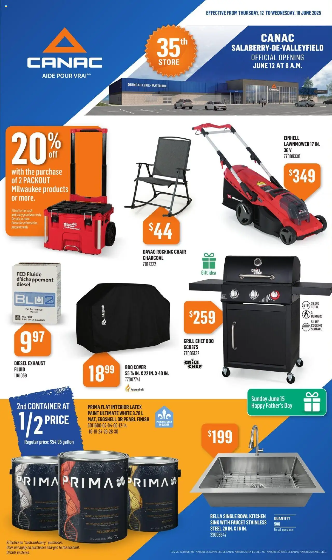 Canac - Weekly Flyer Specials - Valid from June 12 to 18, 2025 - Page 1