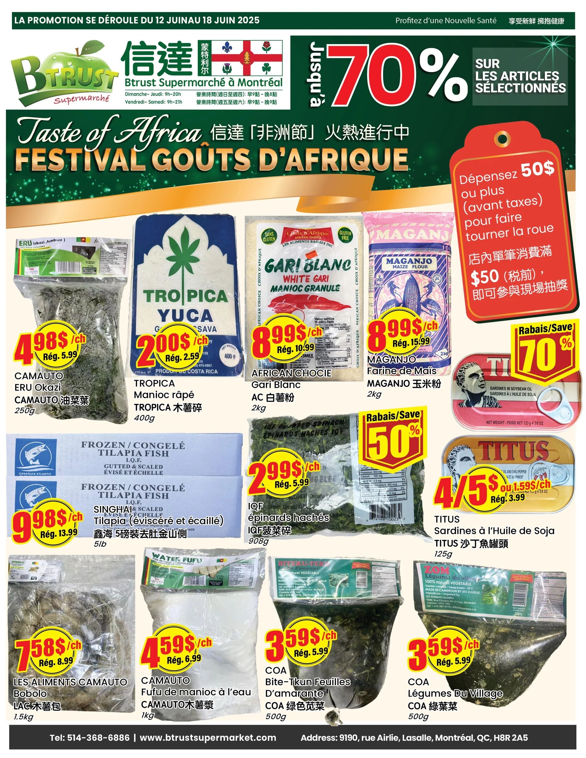 BTrust supermarket - Montreal - Weekly Flyer Specials
